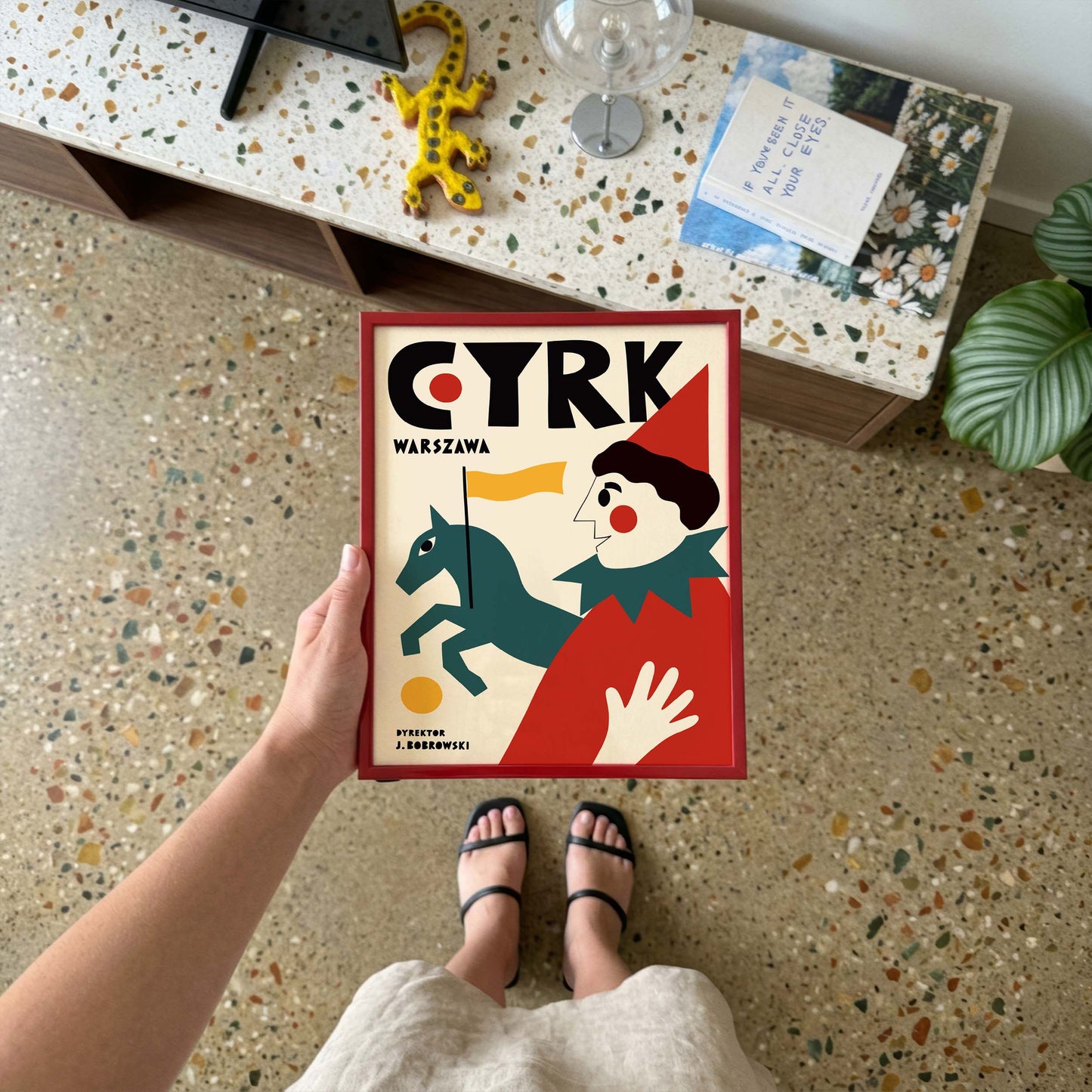 Cyrk Warszawa Vintage Circus Poster