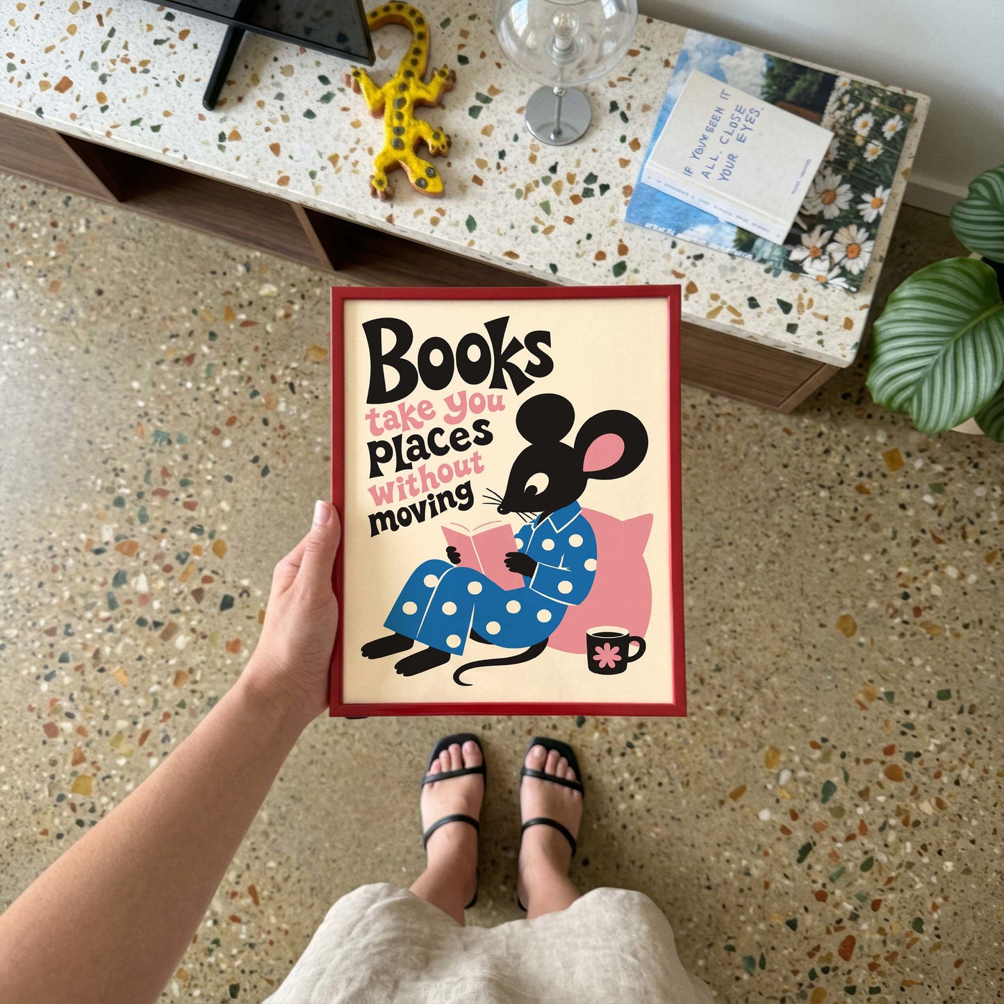 Books Take You Places Print