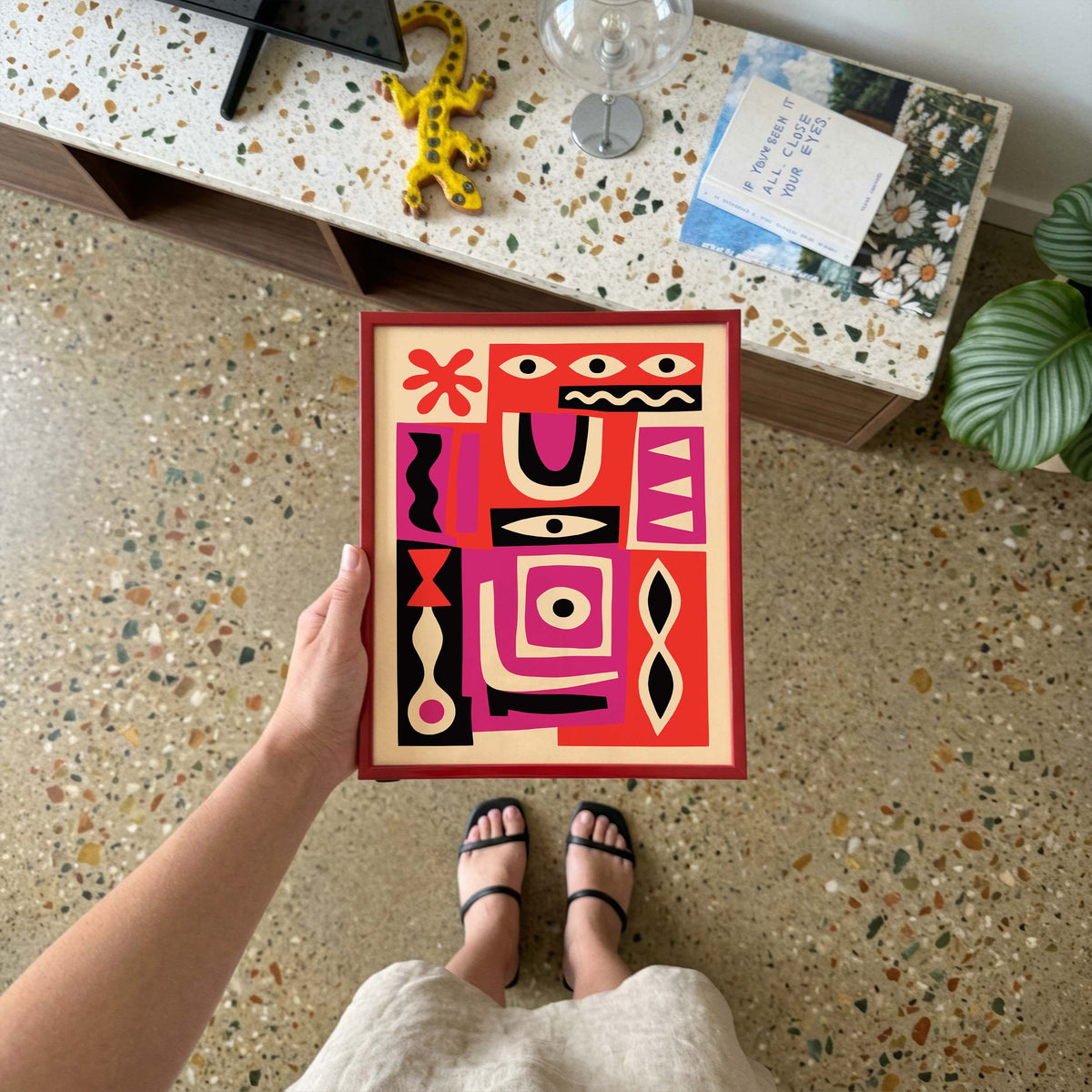Geometric Living Room Wall Art