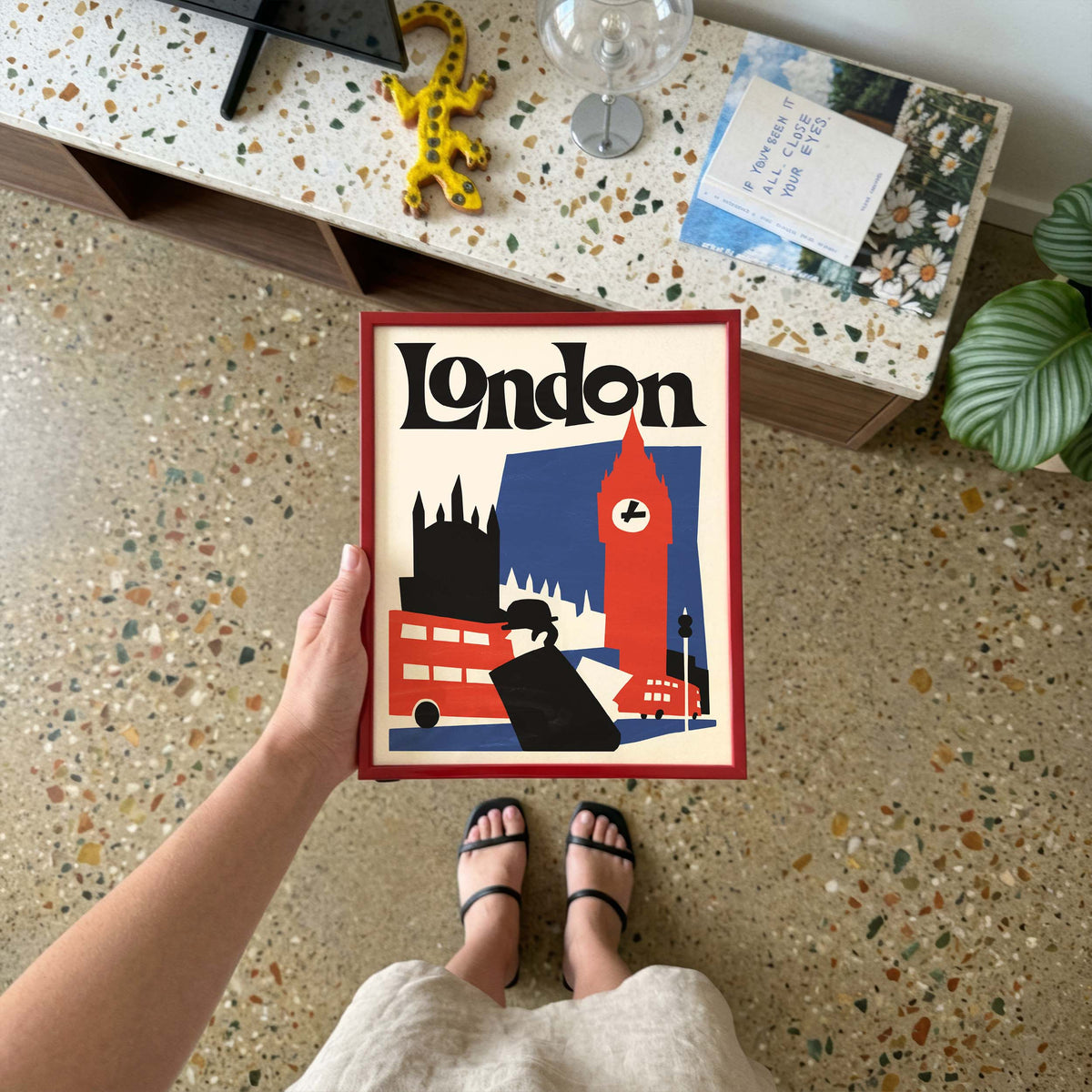 London Travel Poster For Living Room
