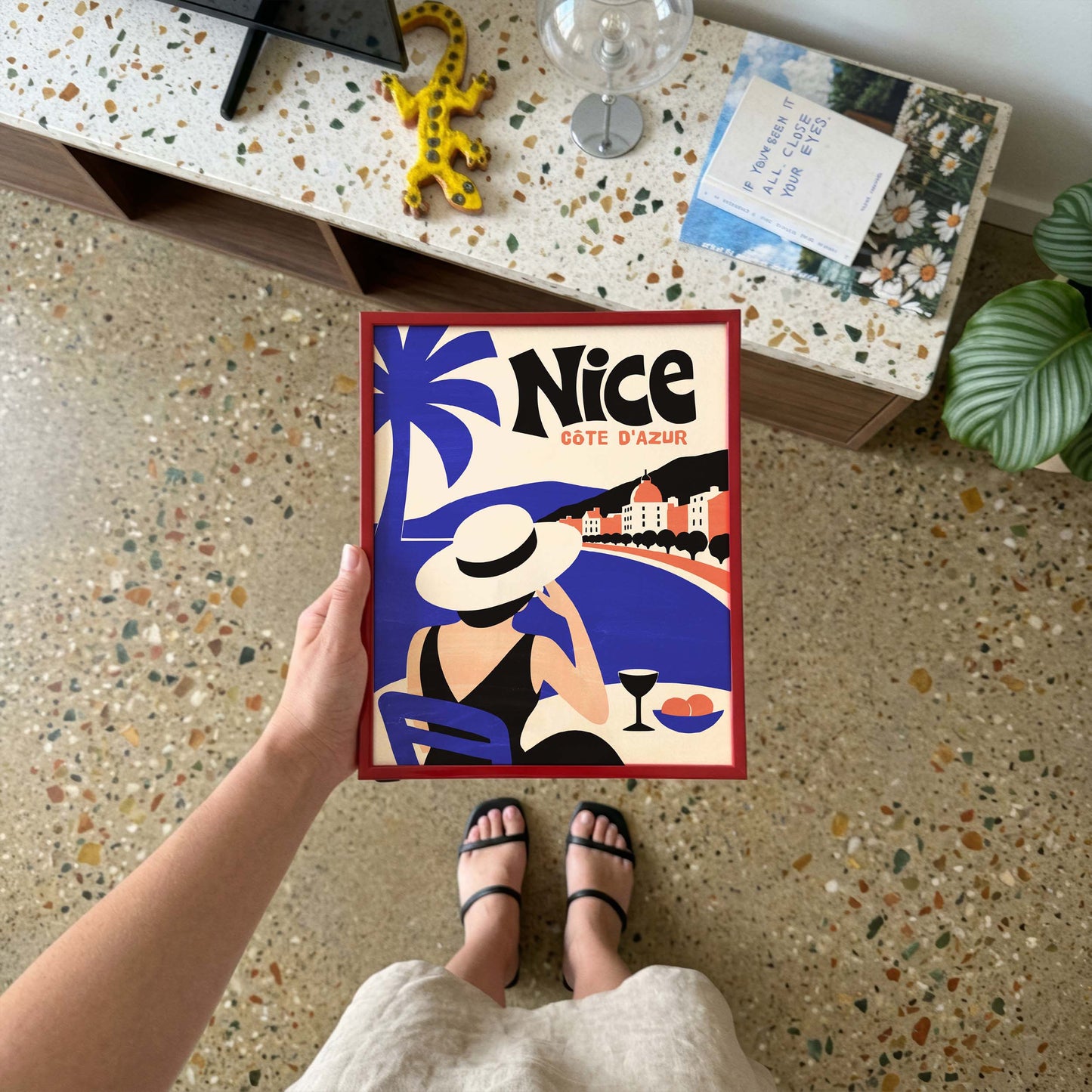 Nice Cote D'Azur Poster For Living Room