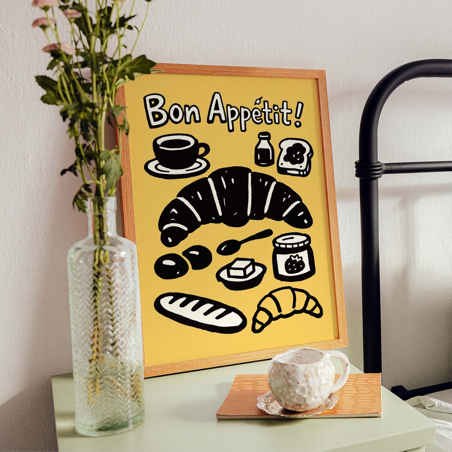 Minimal Breakfast Table Poster