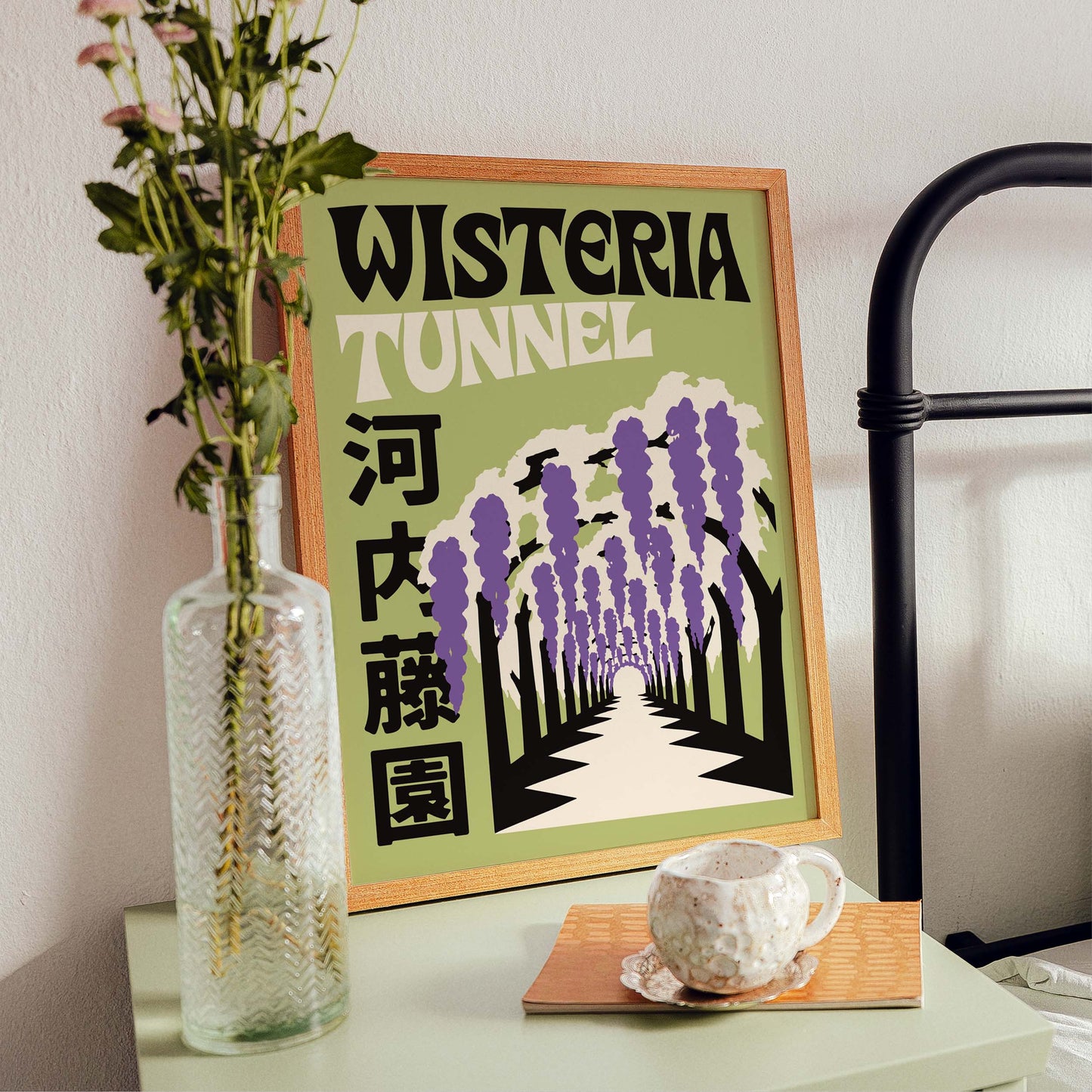Wisteria Tunnel Wall Art