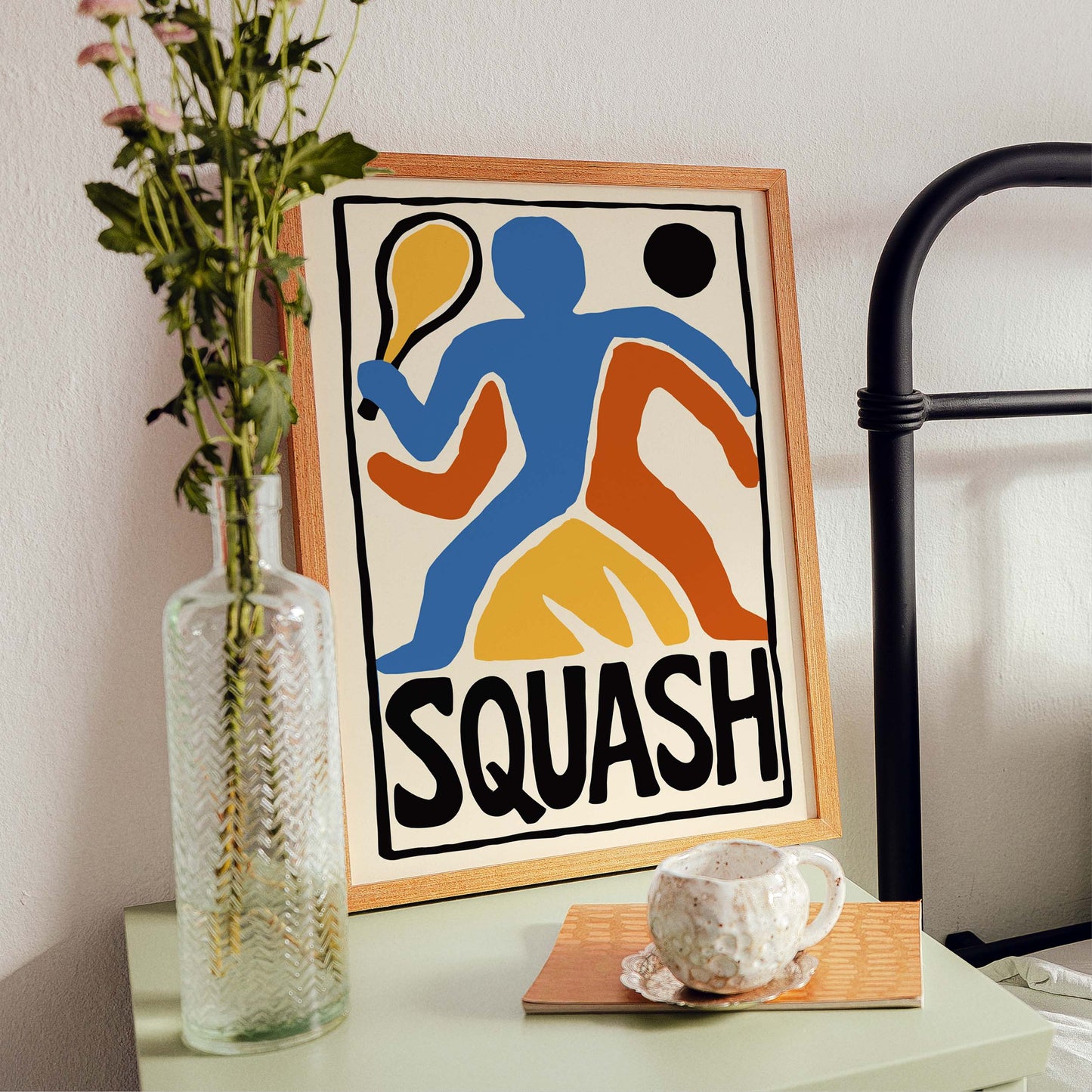 Squash Sport Wall Art Gym Office
