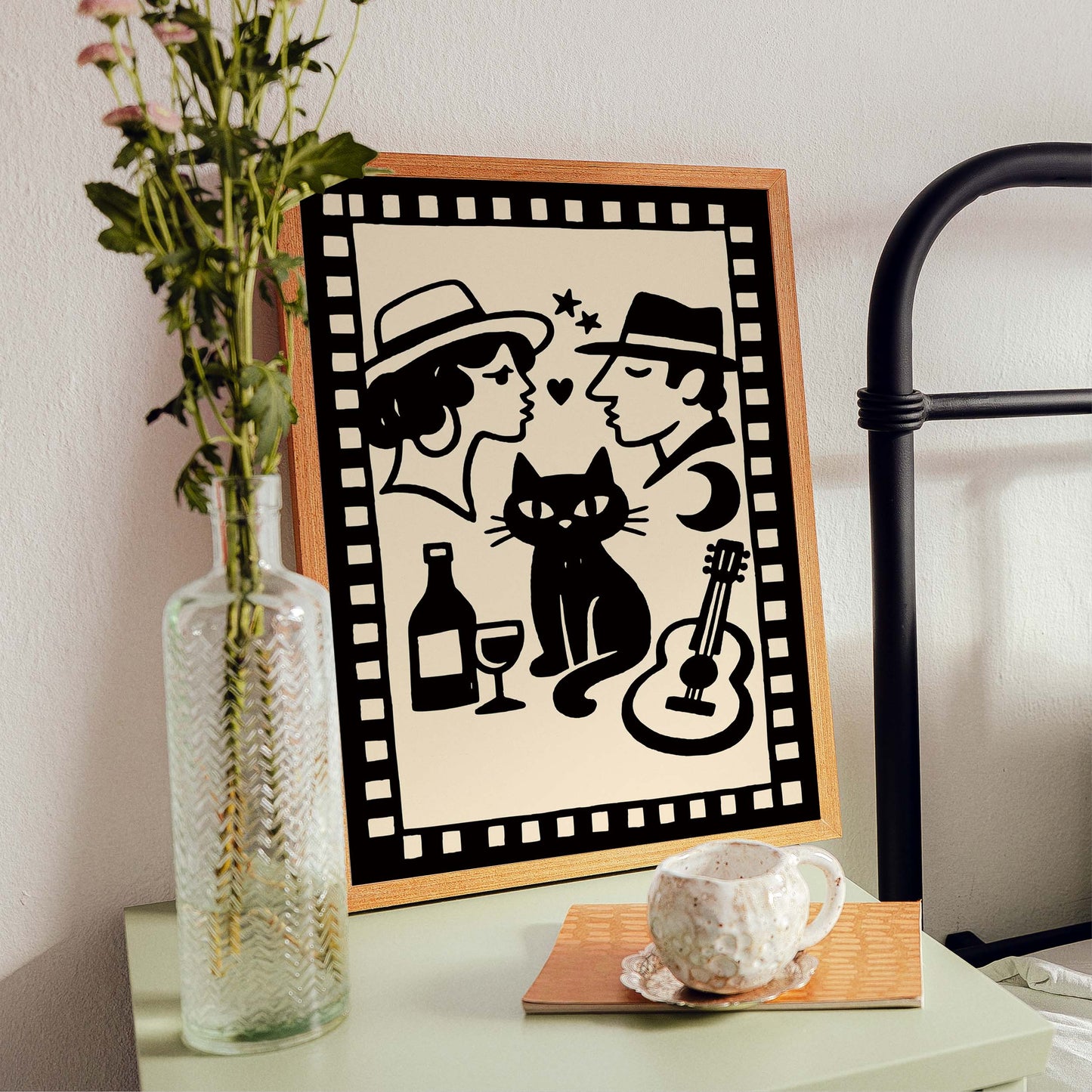 Romantic Couple Poster Print