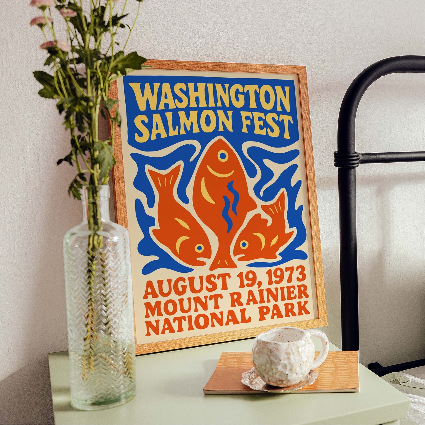 Washington Salmon Fest Poster Print