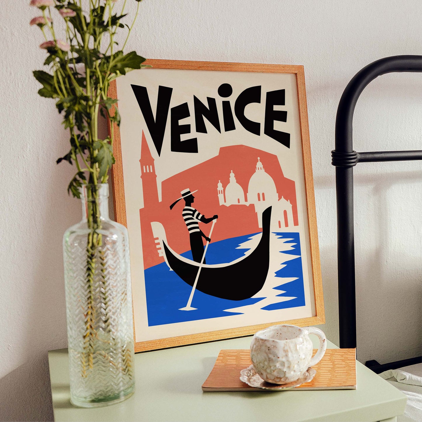 Venice Italy Gondola Travel Poster