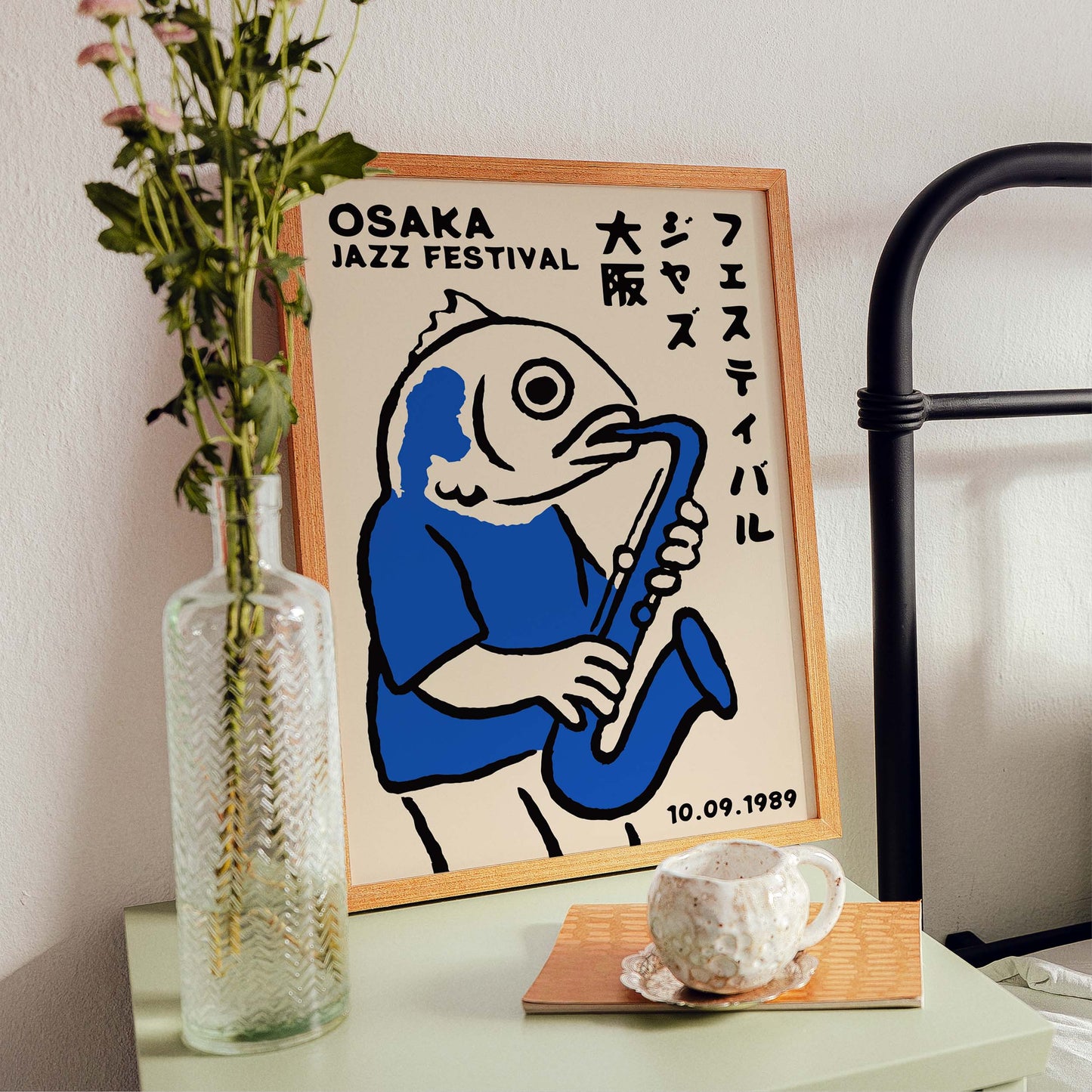 Osaka Jazz Festival Fish Poster