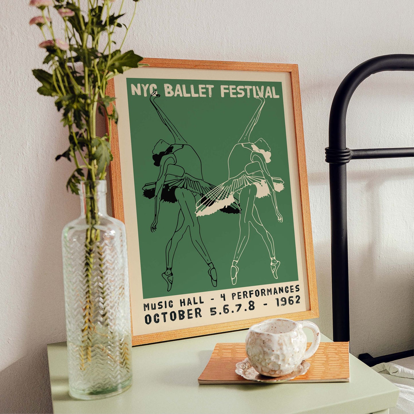 NYC Ballet Festival Dancers Poster Print