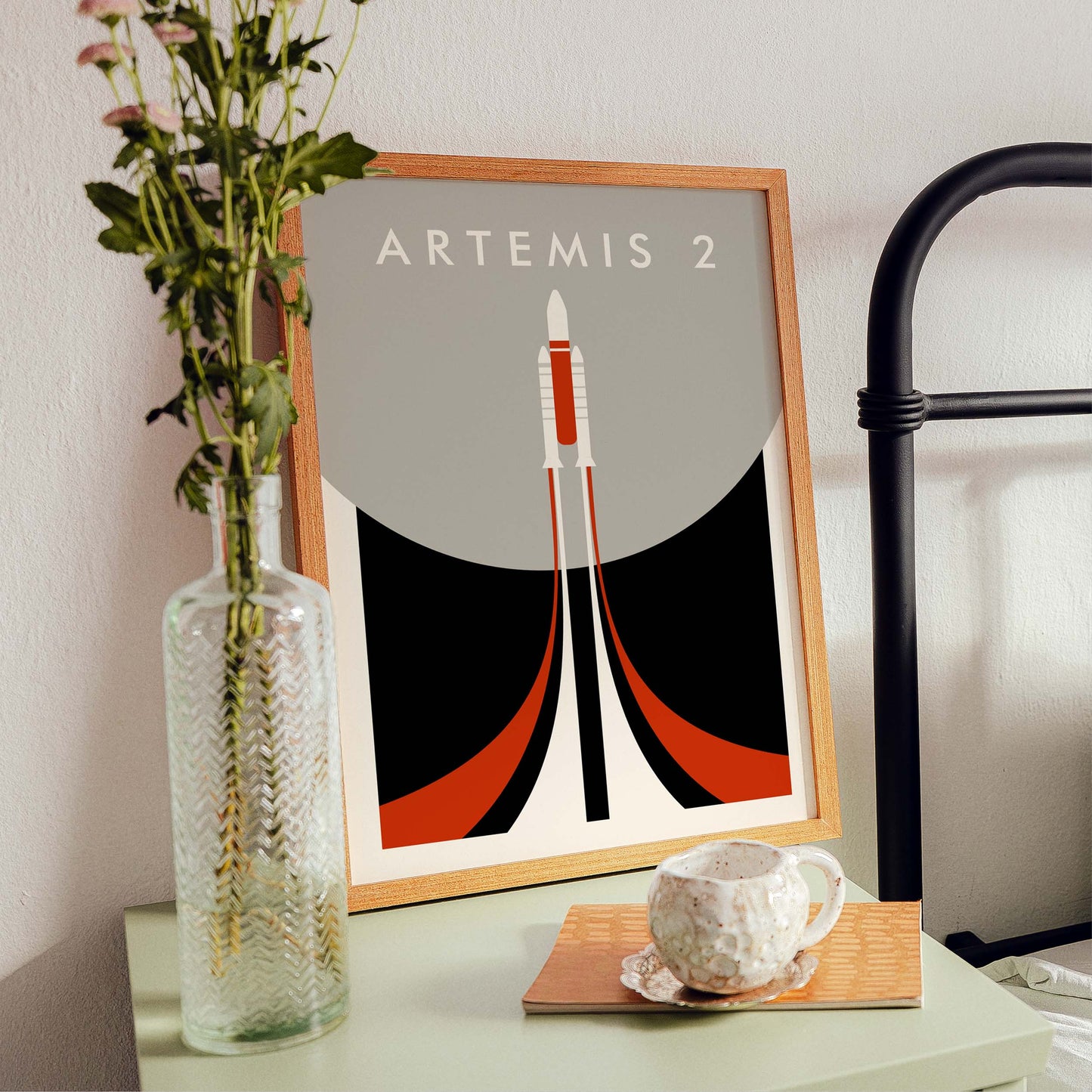 Artemis 2 Rocket Poster Print