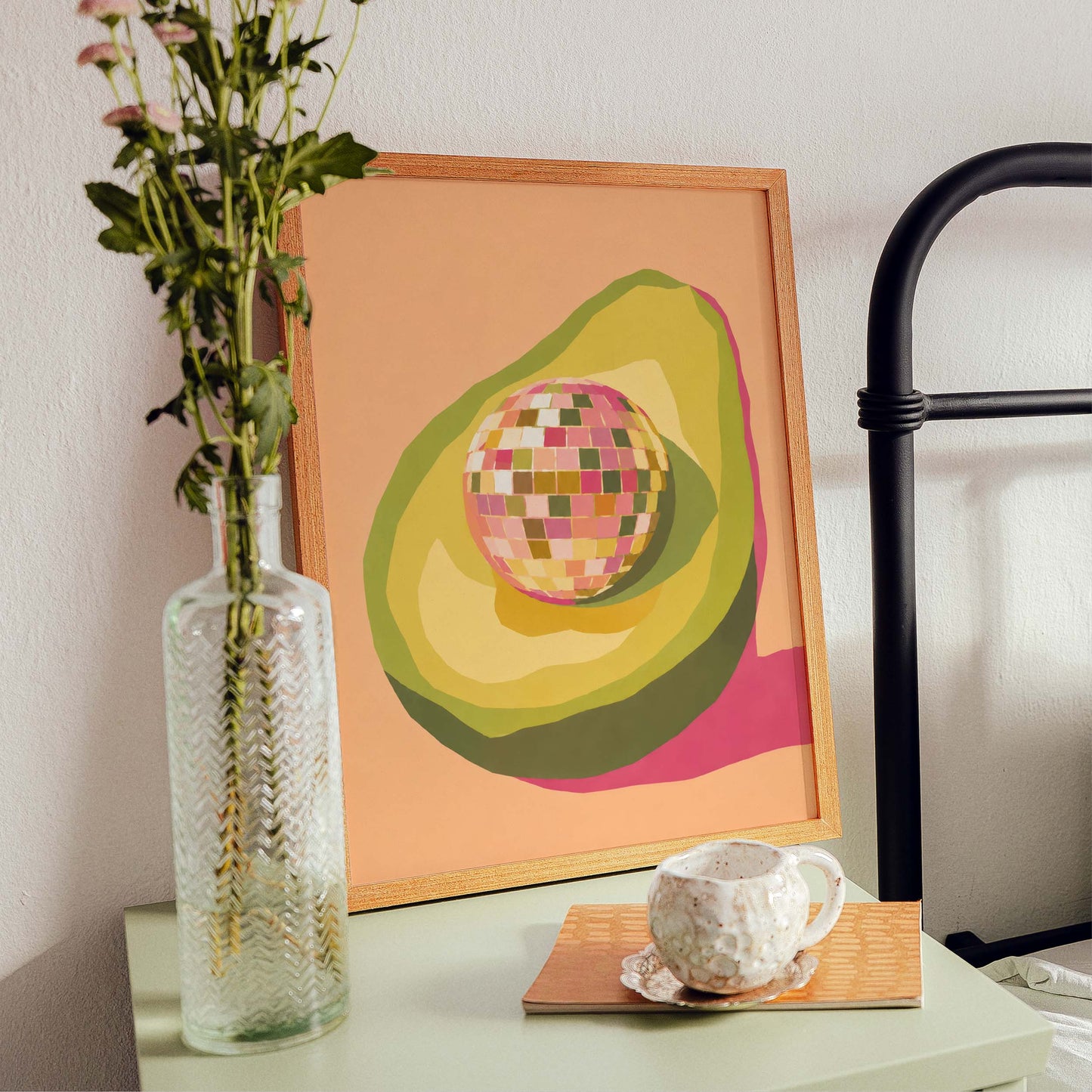 Avocado Disco Wall Art