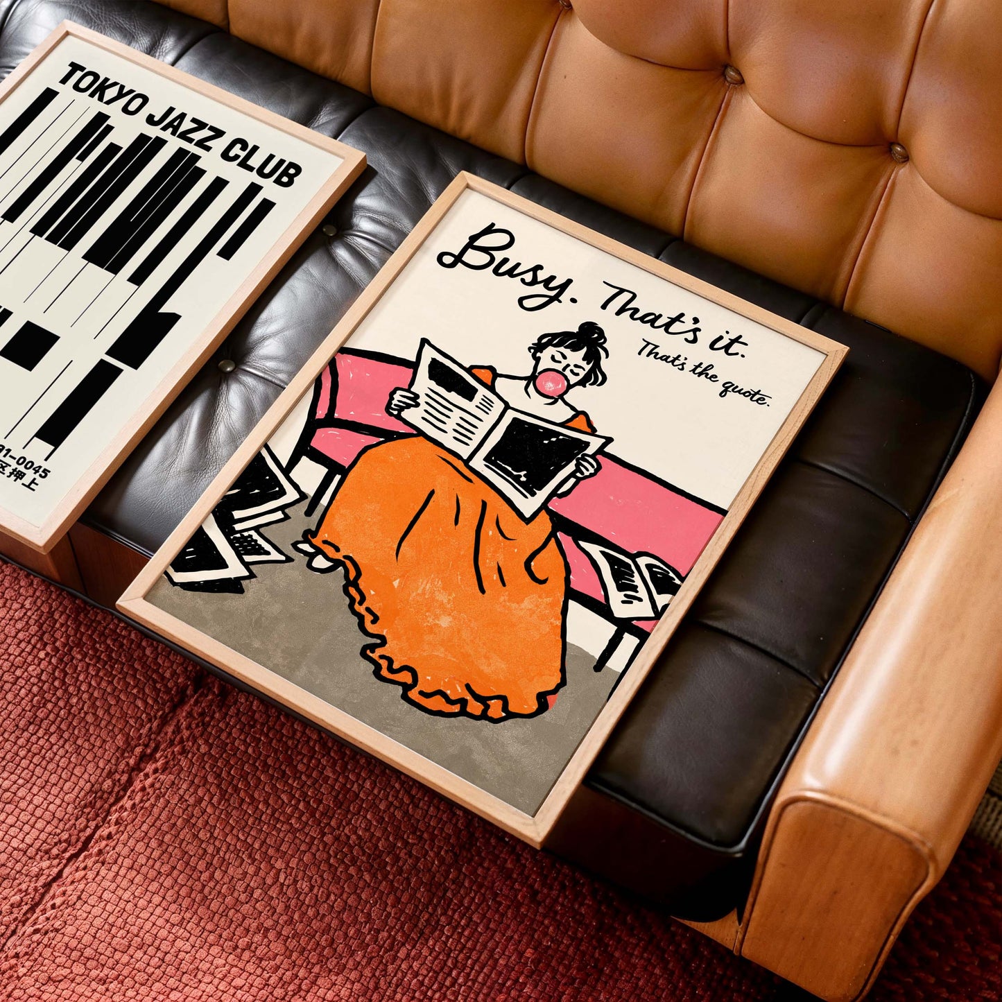 Busy Life Quote Poster