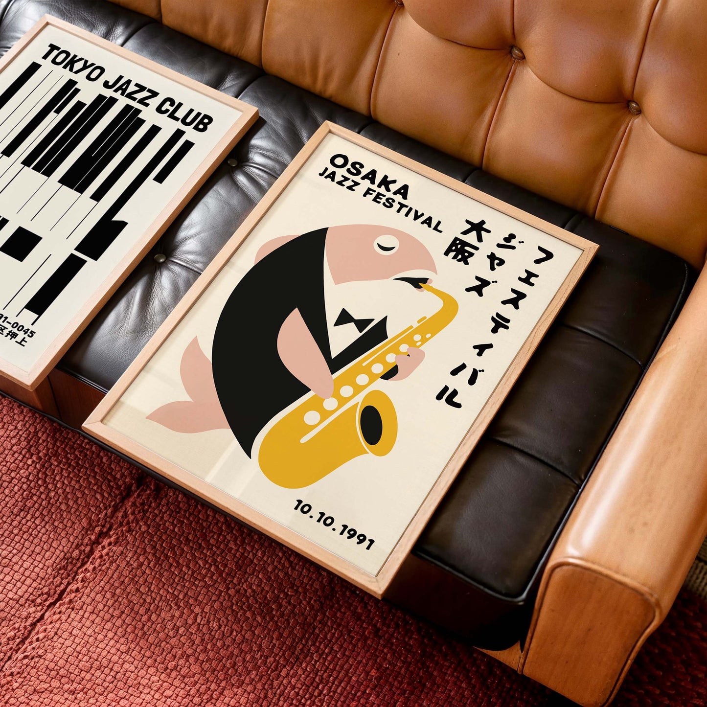 Osaka Jazz Fish Poster For Dining Room
