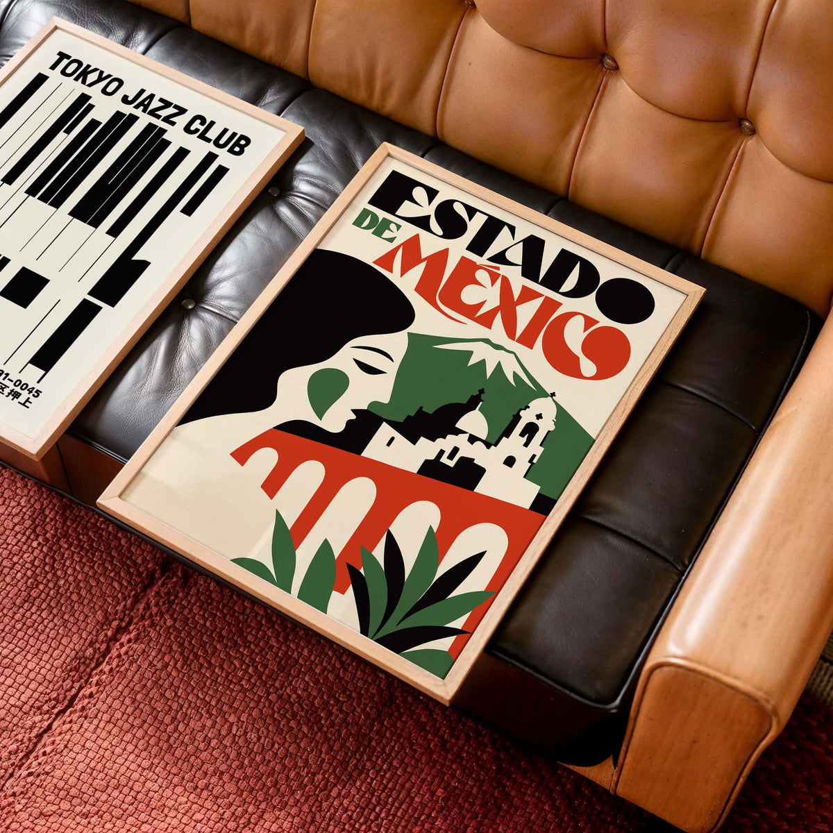 Estado De Mexico Travel Poster Living Room