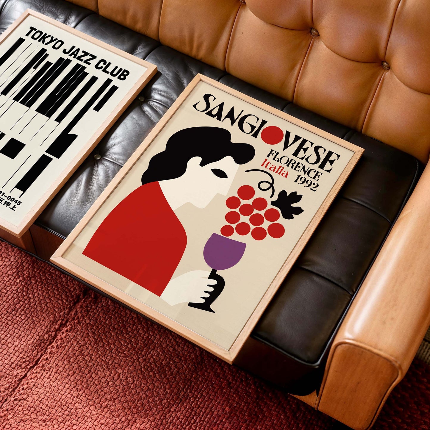 Sangiovese Florence Wine Poster