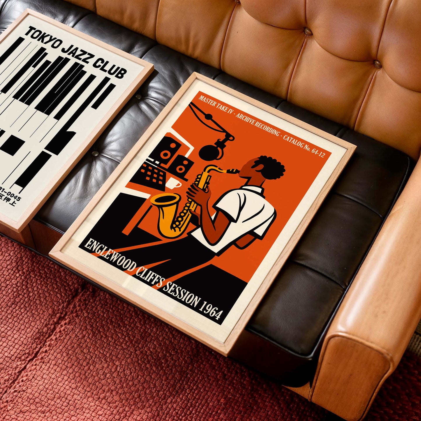 Saxophone Studio Session Print