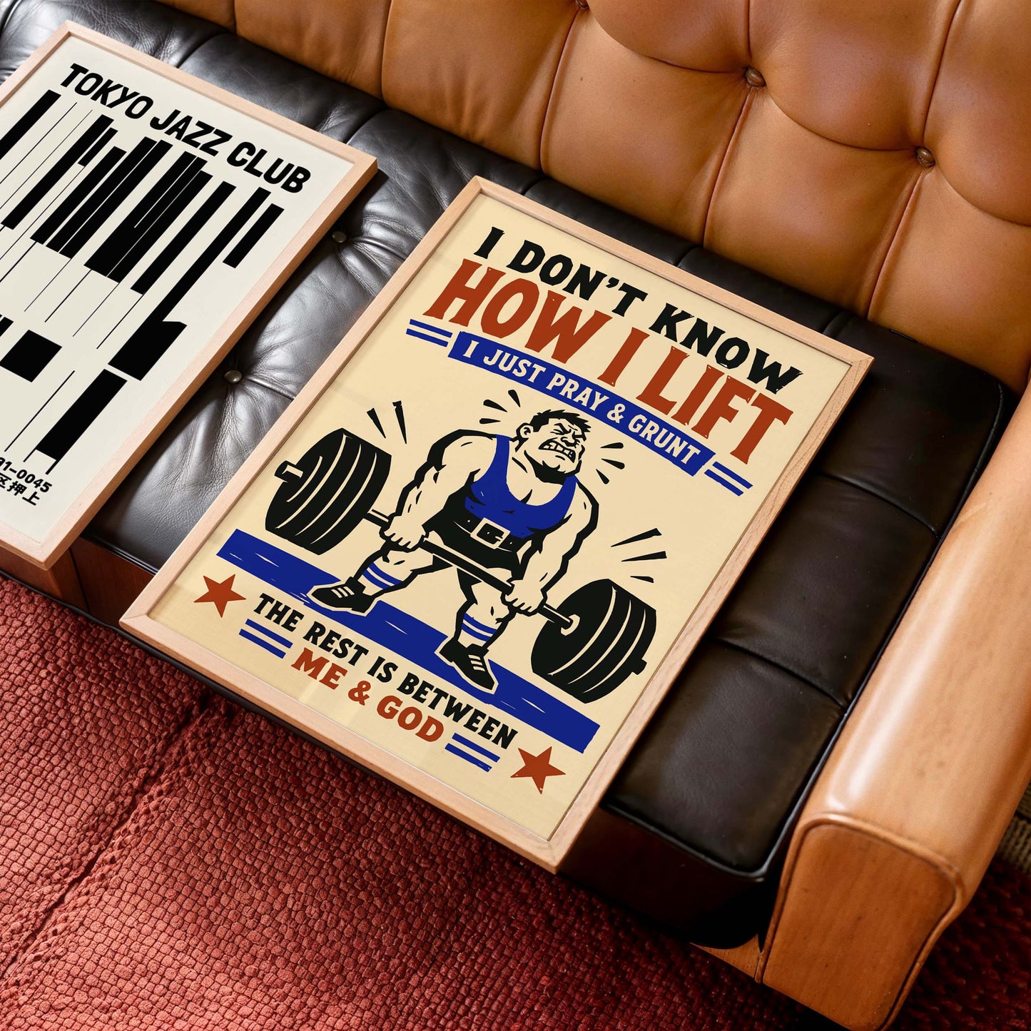 Funny Weightlifting Gym Poster
