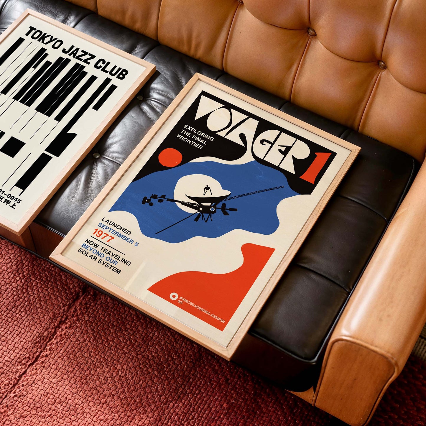 Voyager 1 Space Exploration Poster