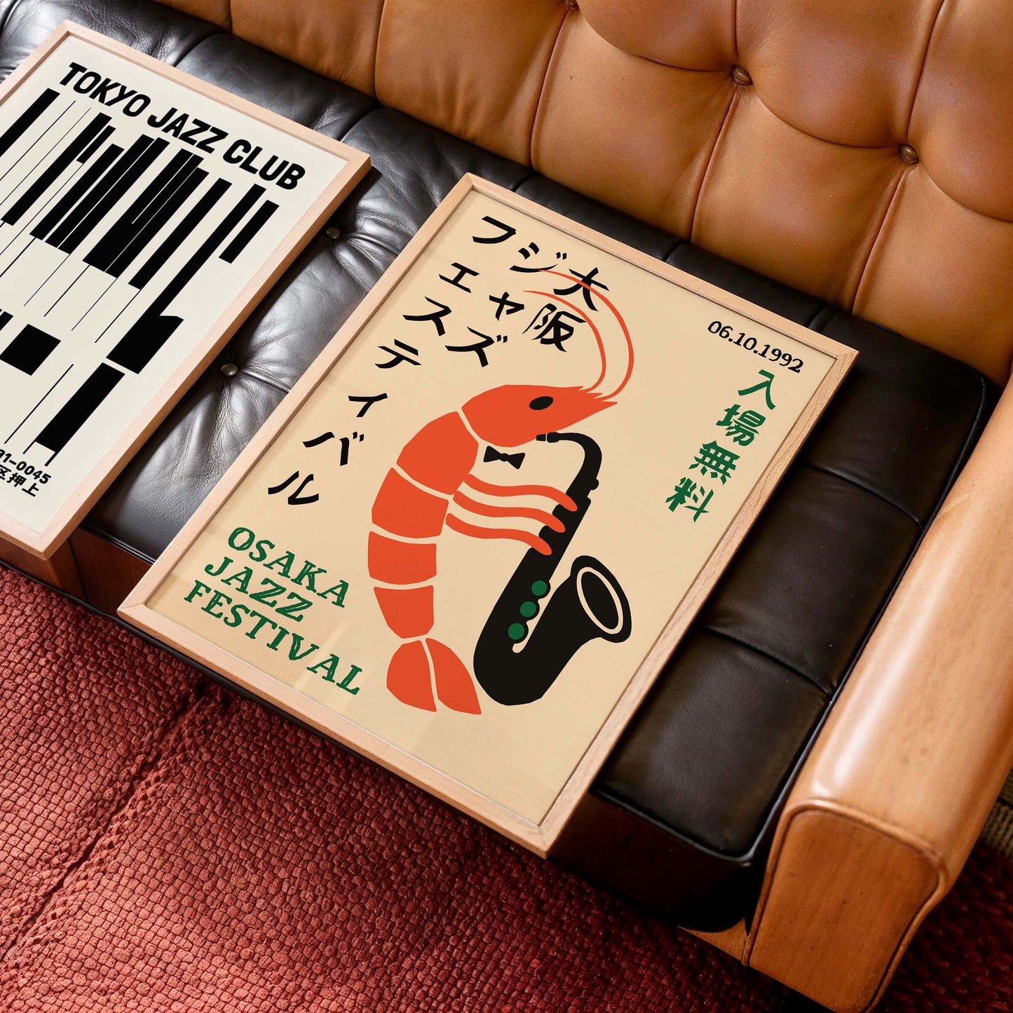 Shrimp Saxophone Poster For Dining Room