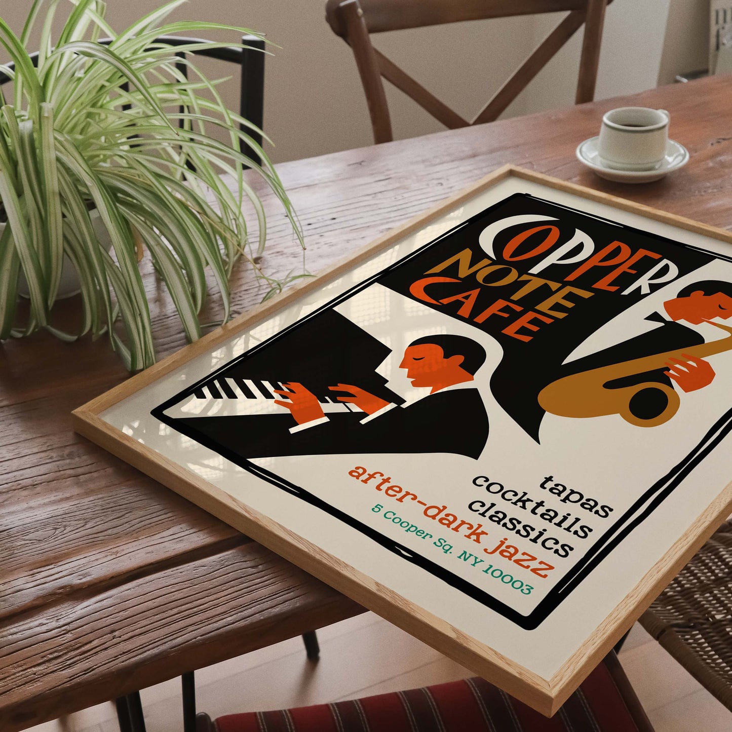 Copper Note Cafe Jazz Poster