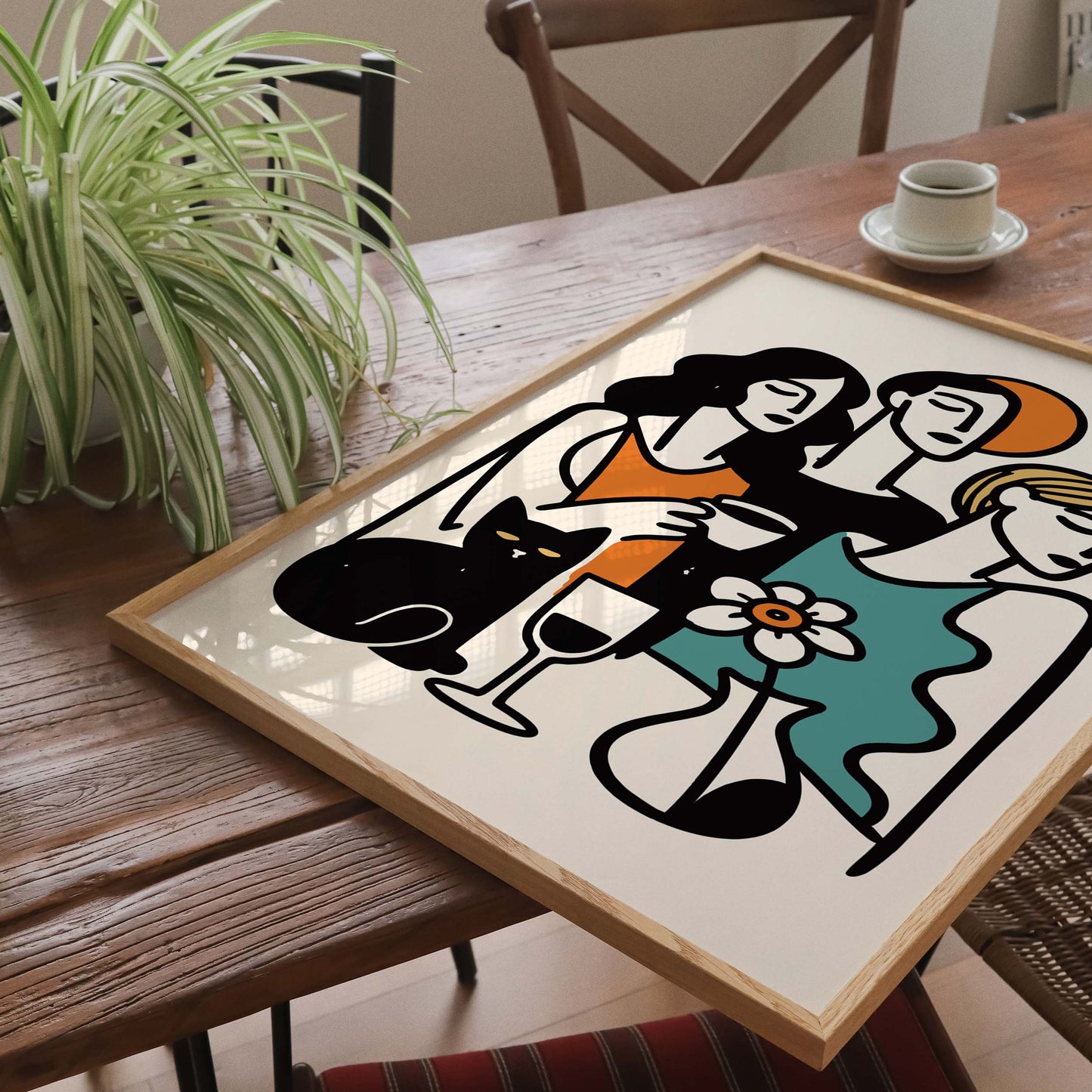 Chic Girls Night Wall Art