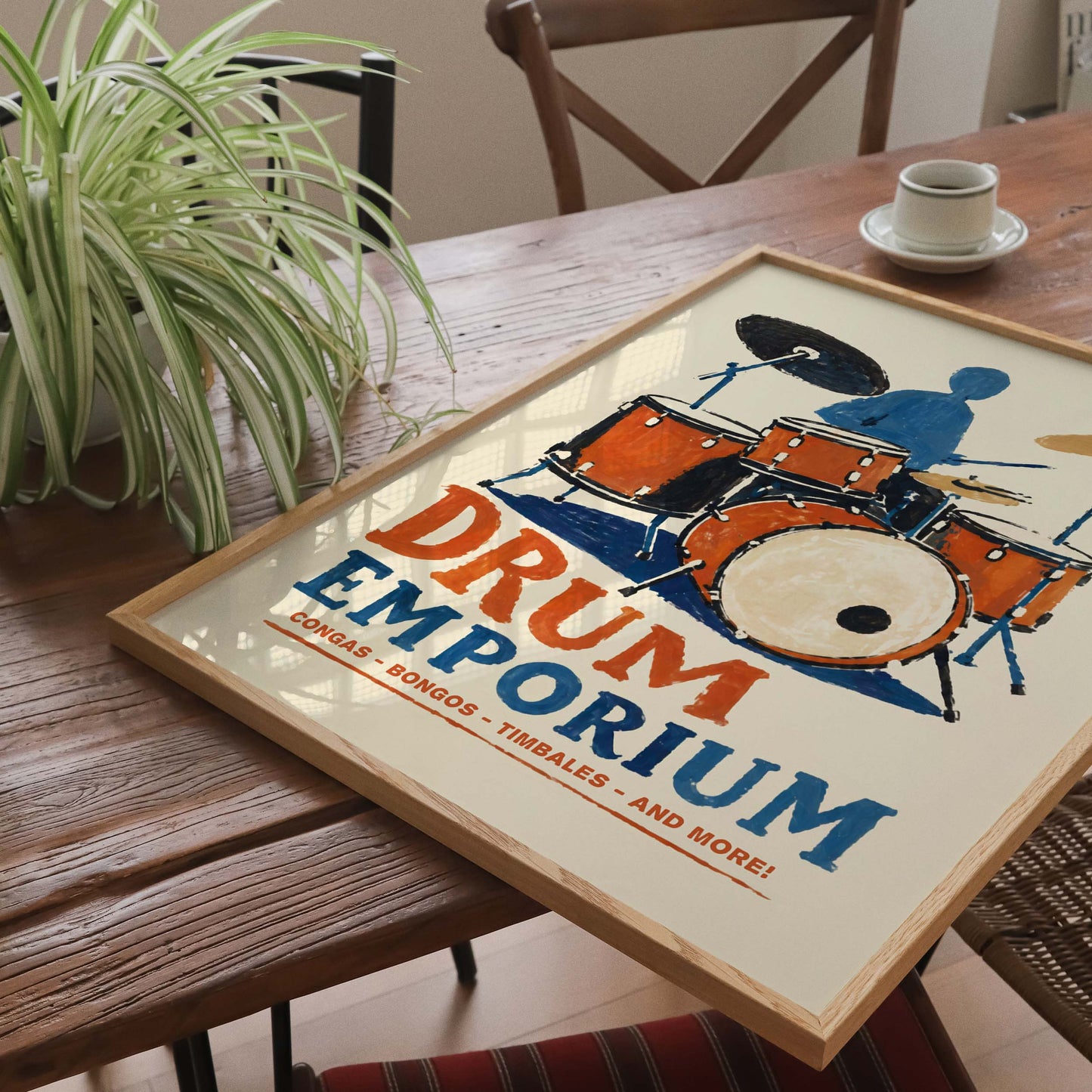 Drum Emporium Vintage Print