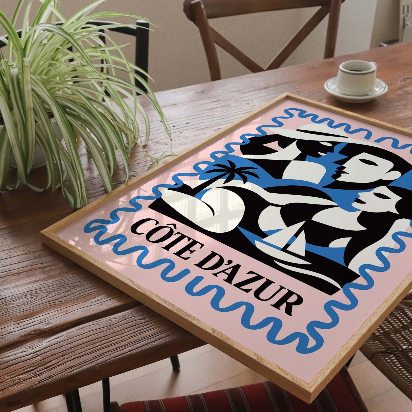 Côte D'Azur Travel Poster Print