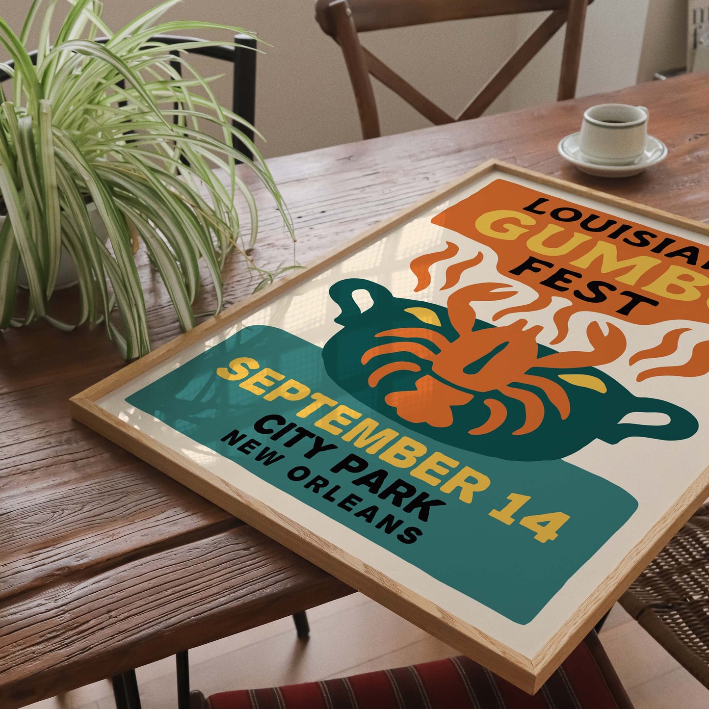 Louisiana Gumbo Fest Poster Print