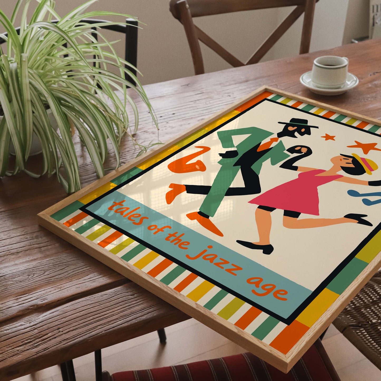 Jazz Age Dancing Couple Wall Art