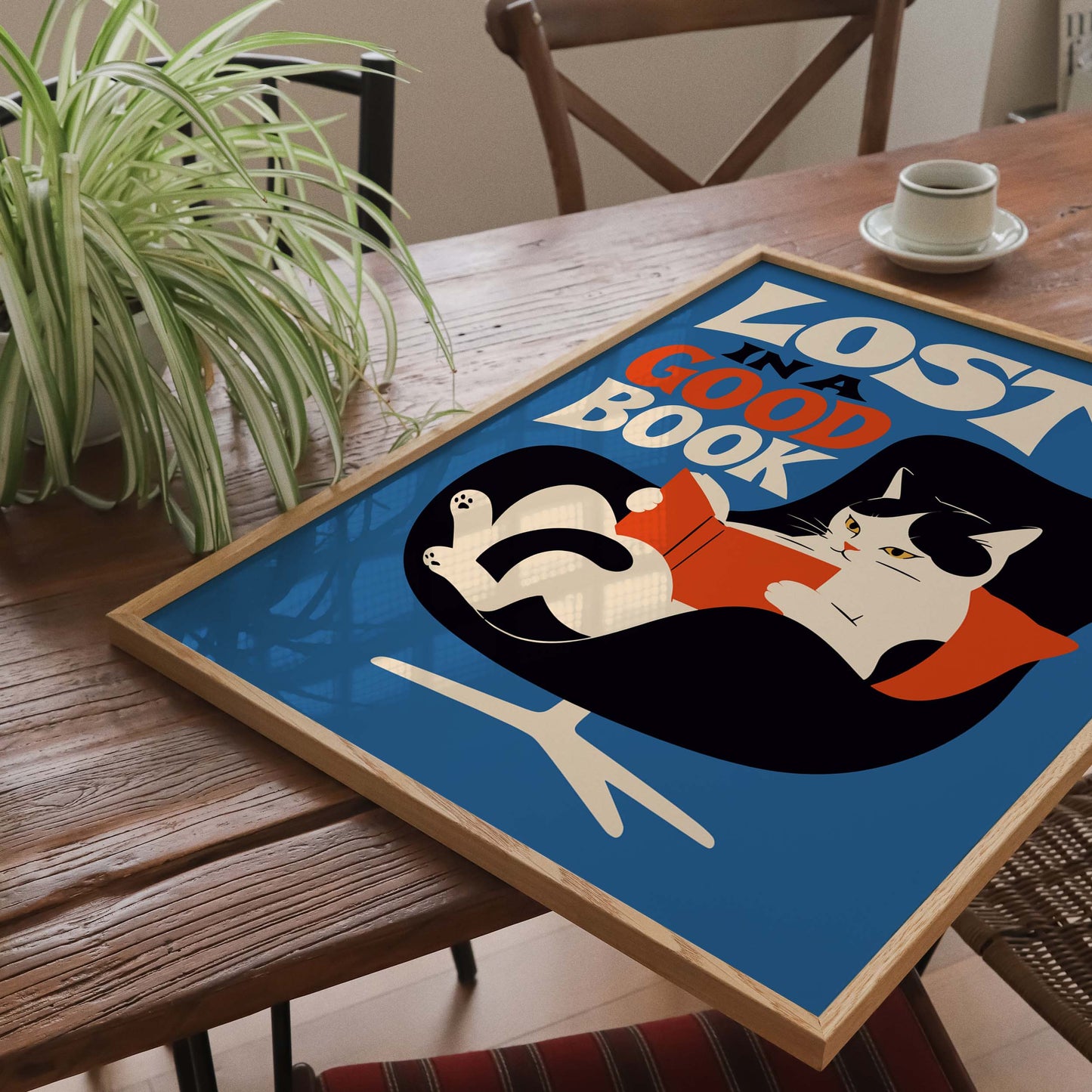 Lost In Good Book Wall Art