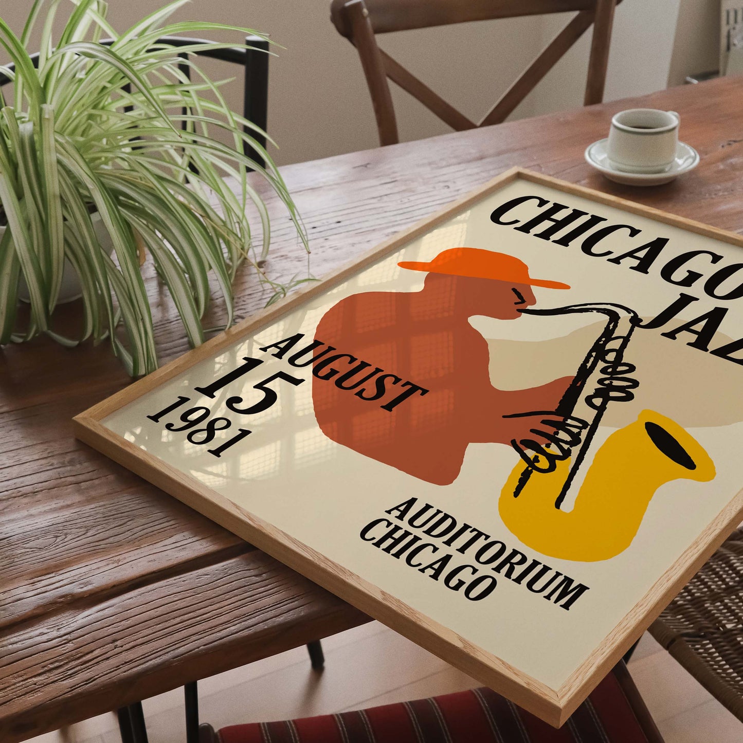 Chicago Jazz Fest Poster Wall Art