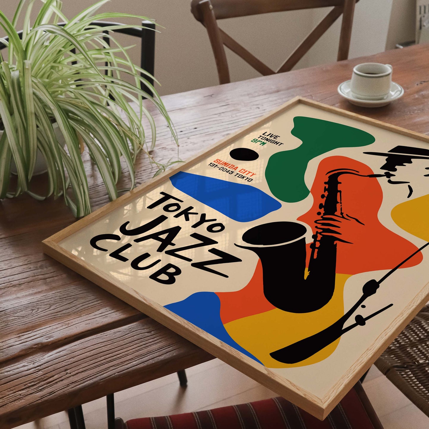 Tokyo Jazz Club Saxophone Poster
