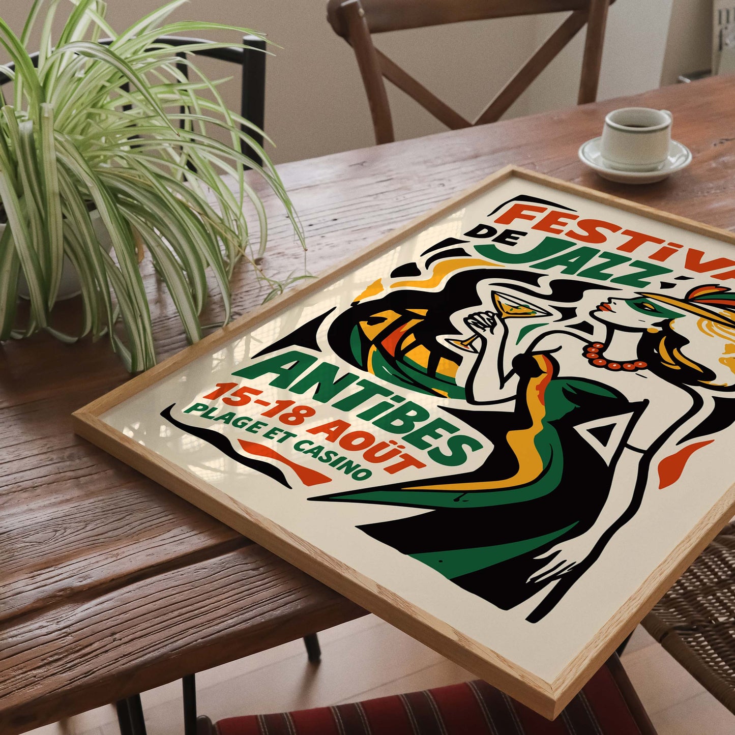 Antibes Jazz Festival Poster Print
