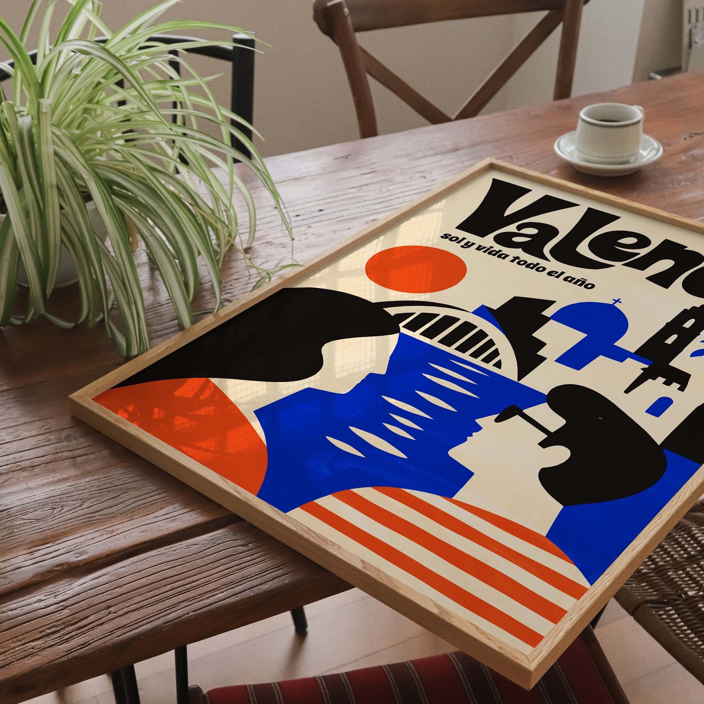 Valencia Spain Travel Poster Print