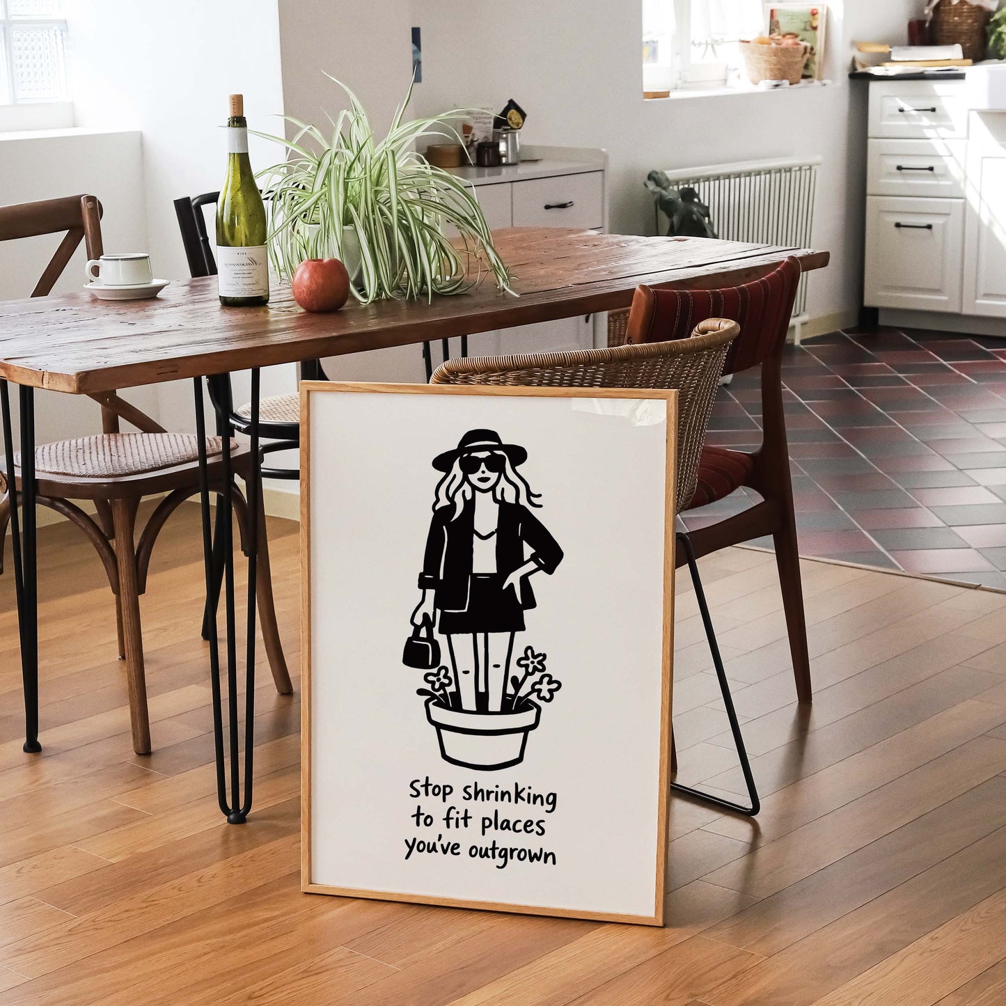 Empowerment Growth Quote Wall Print