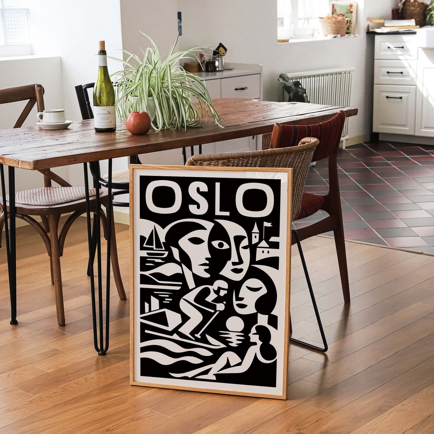 Oslo Travel Poster Wall Art