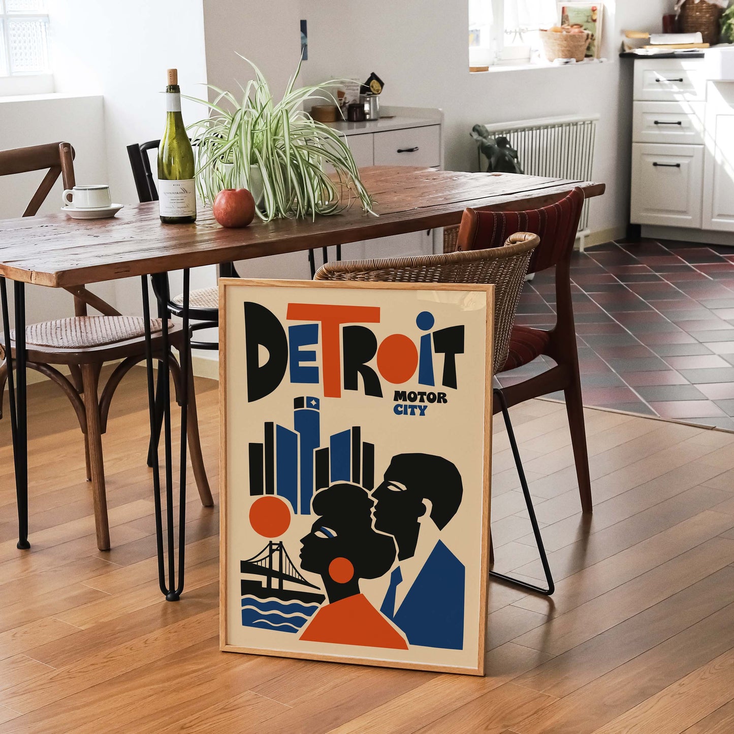 Detroit Motor City Poster