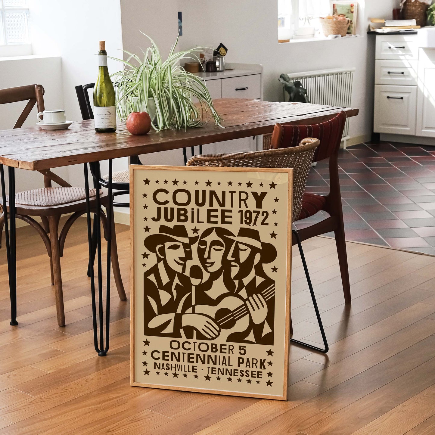 Country Jubilee 1972 Nashville Poster Print