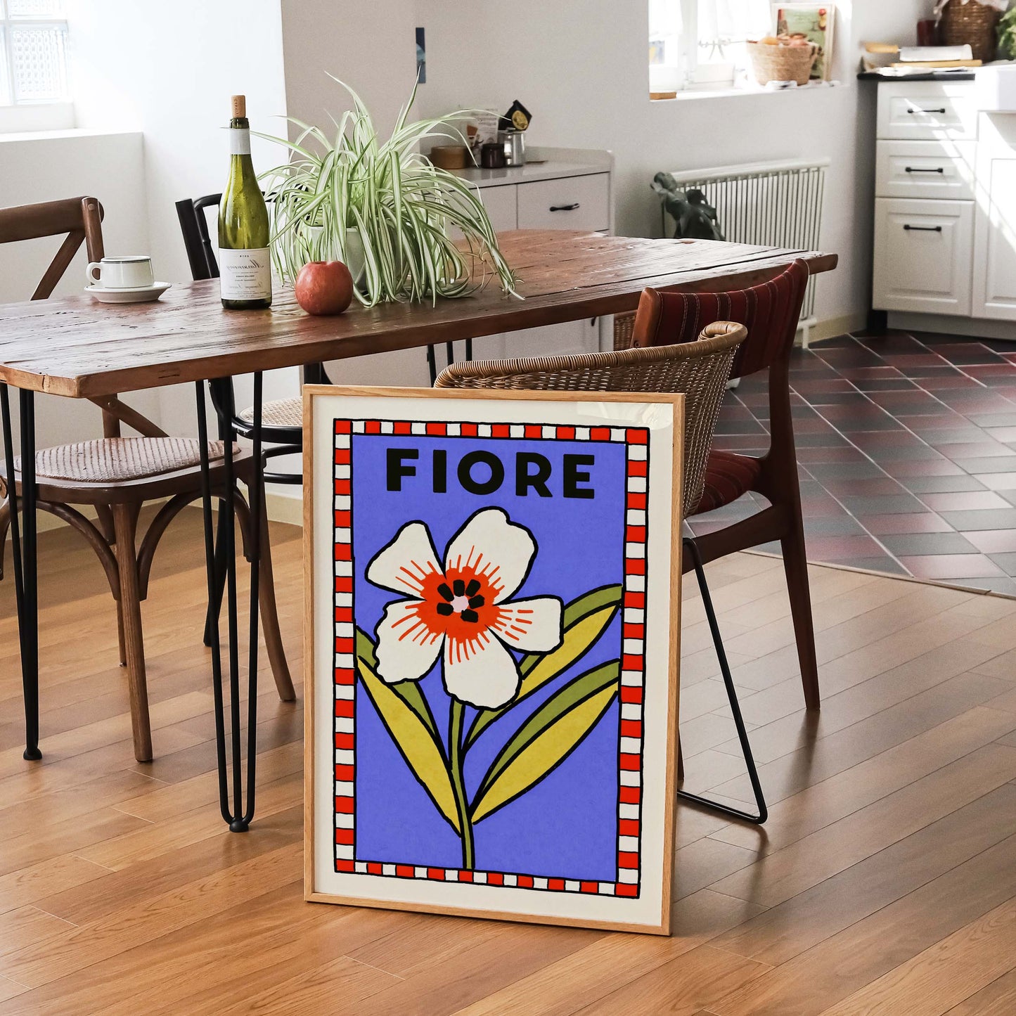 Fiore Flower Botanical Poster Print
