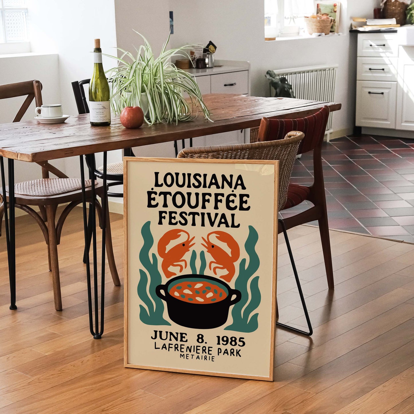 Louisiana Etouffee Festival Poster