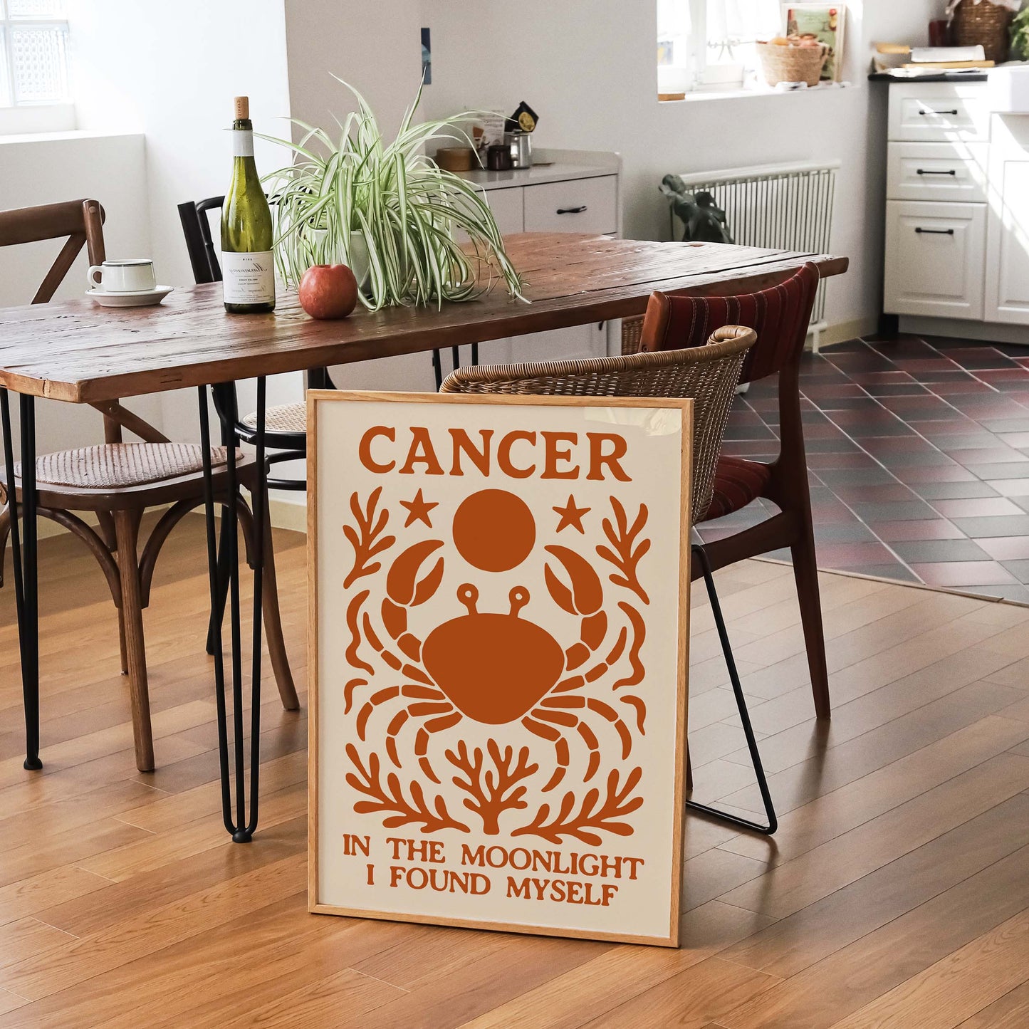 Cancer Zodiac Crab Poster