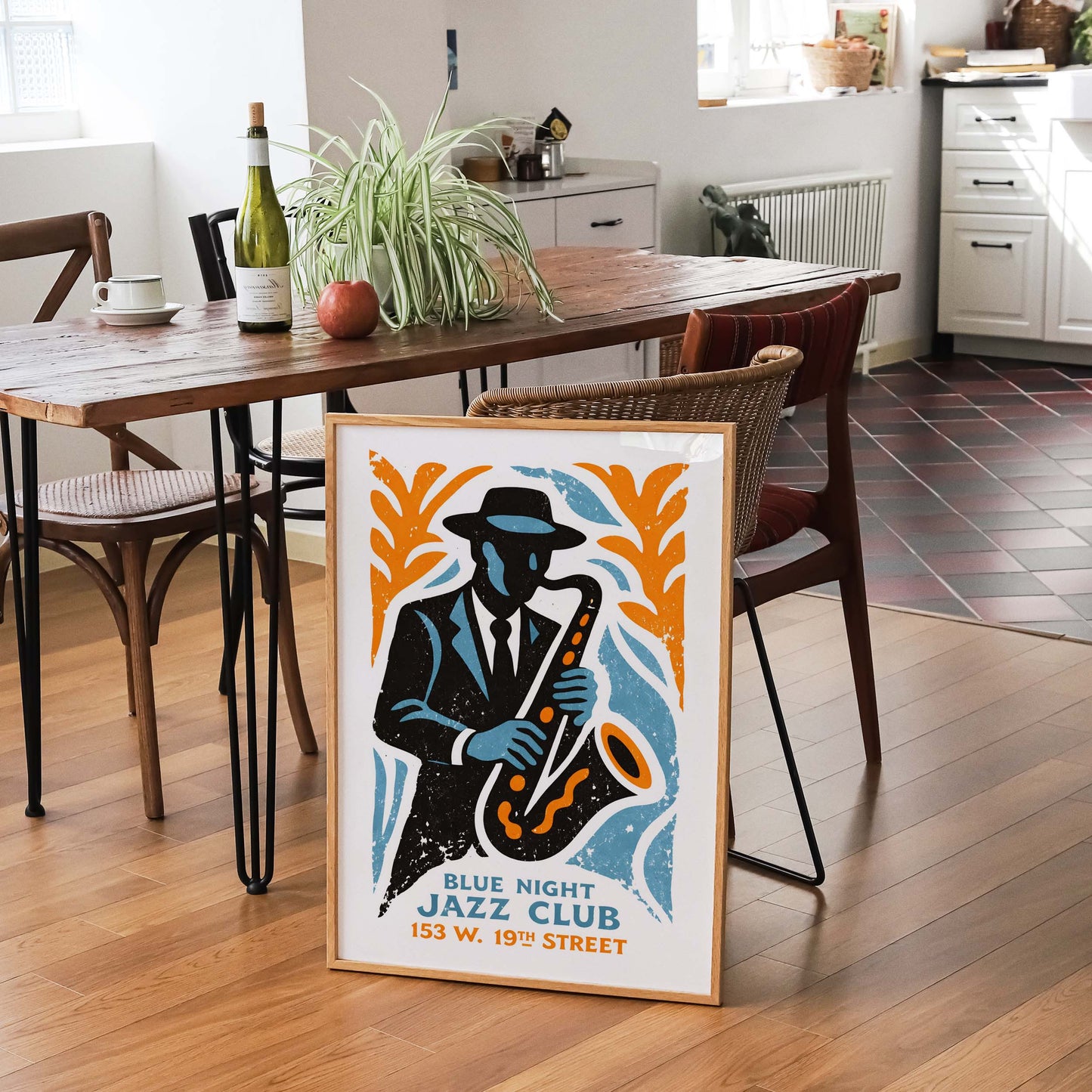 Blue Night Jazz Club Poster