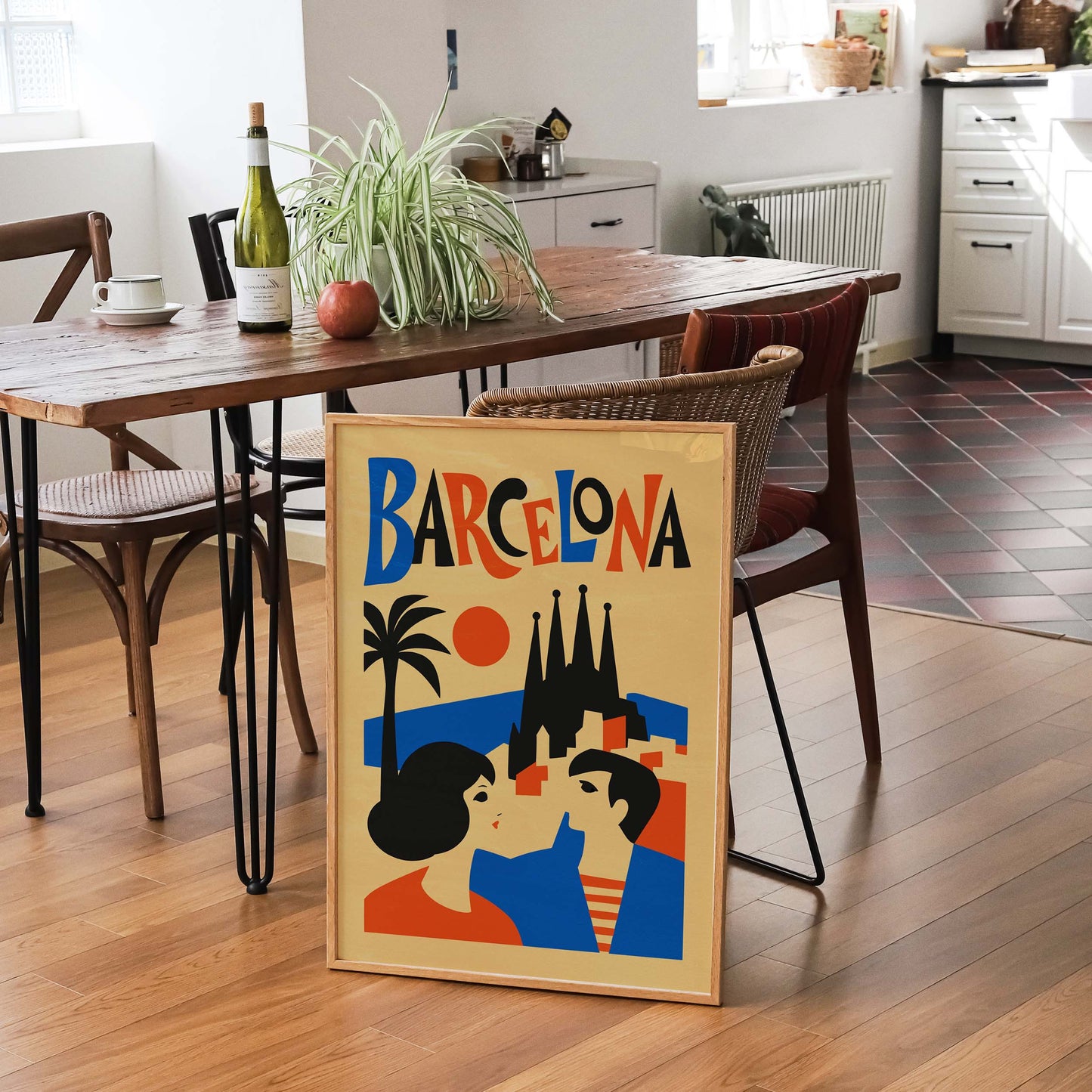 Barcelona Travel Print