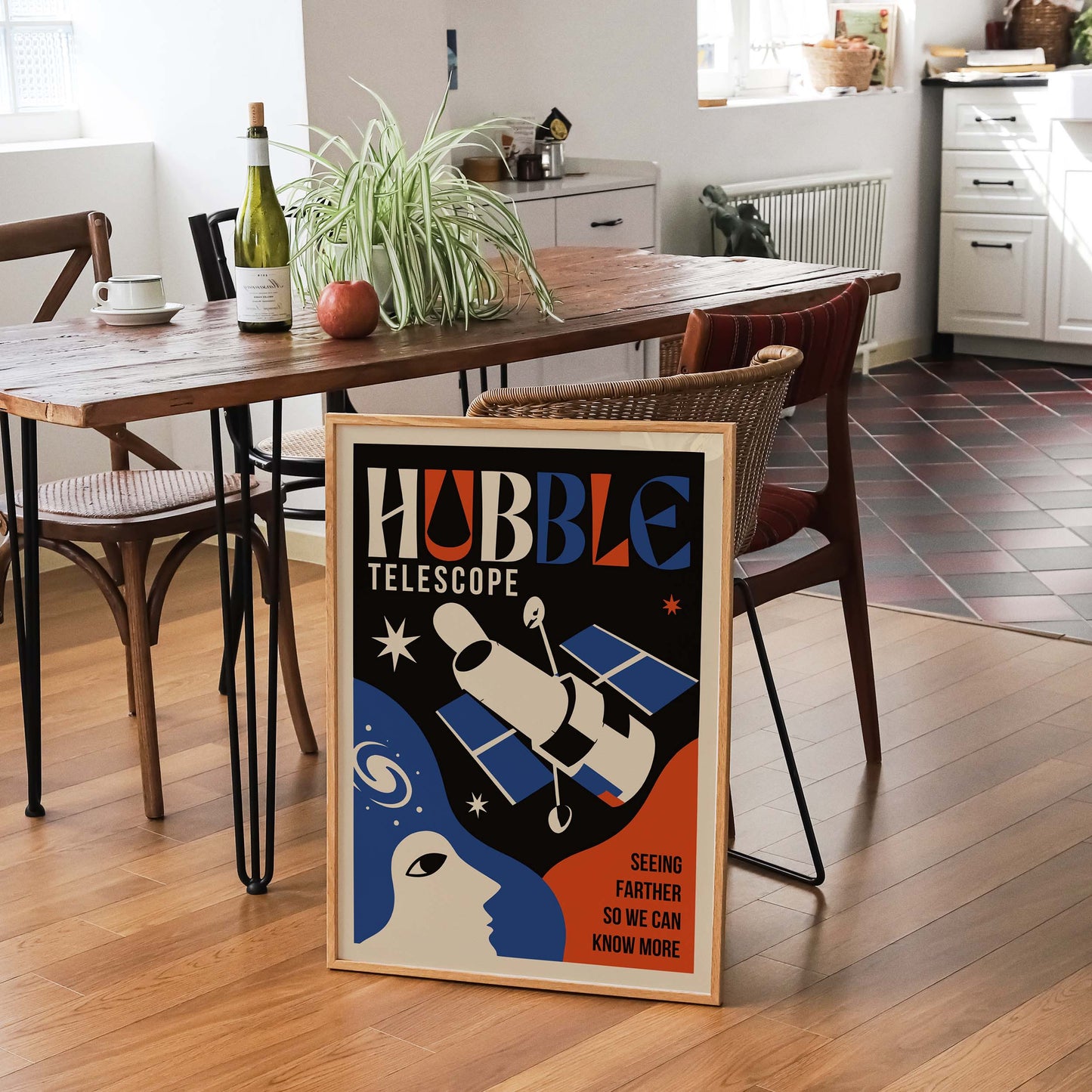 Hubble Telescope Poster