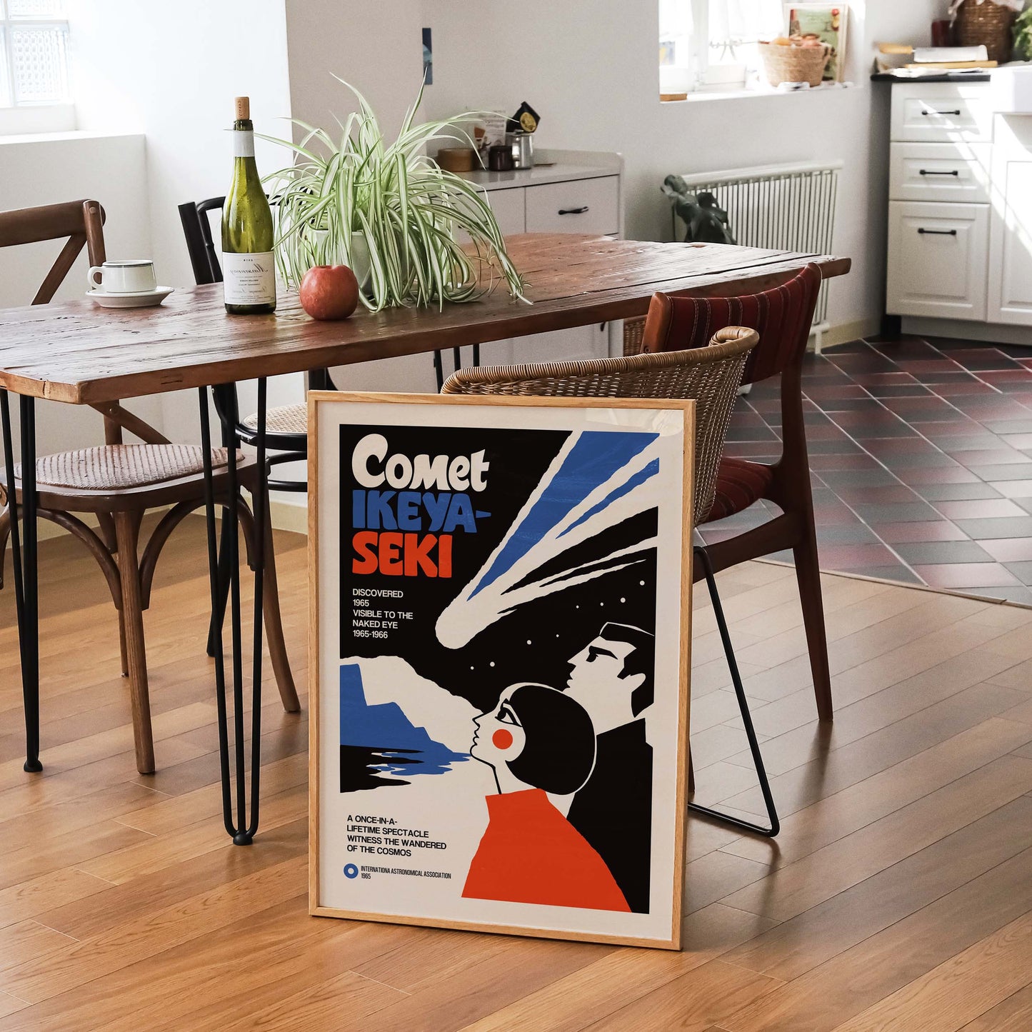 Comet Ikeya Seki Space Poster
