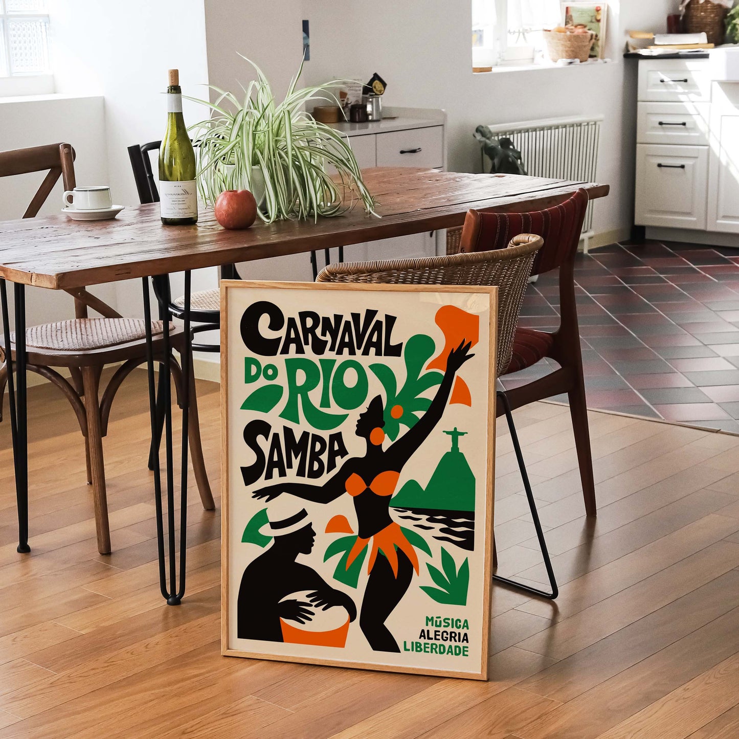 Rio Carnival Dancer Poster For Living Room