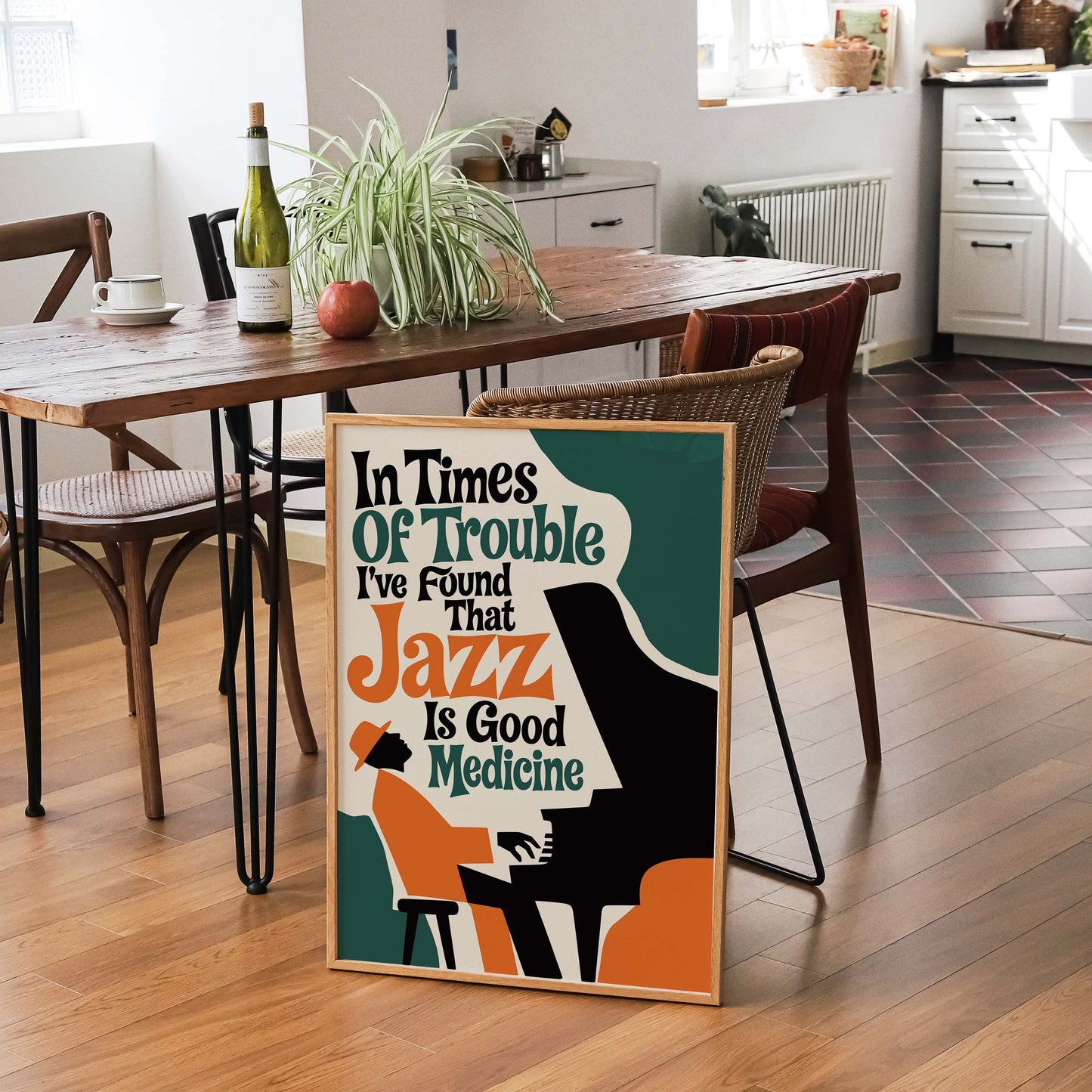 Jazz Piano Wall Art Print