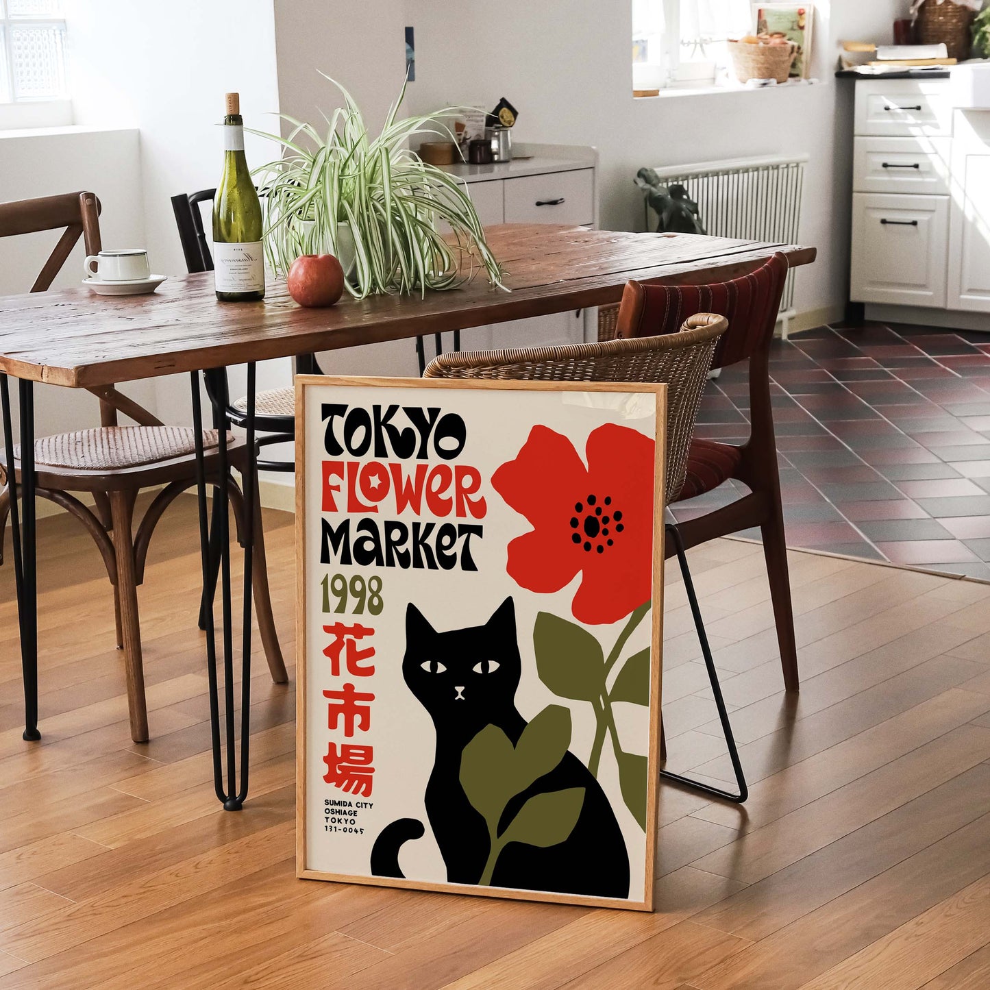 Tokyo Flower Market Poster Print