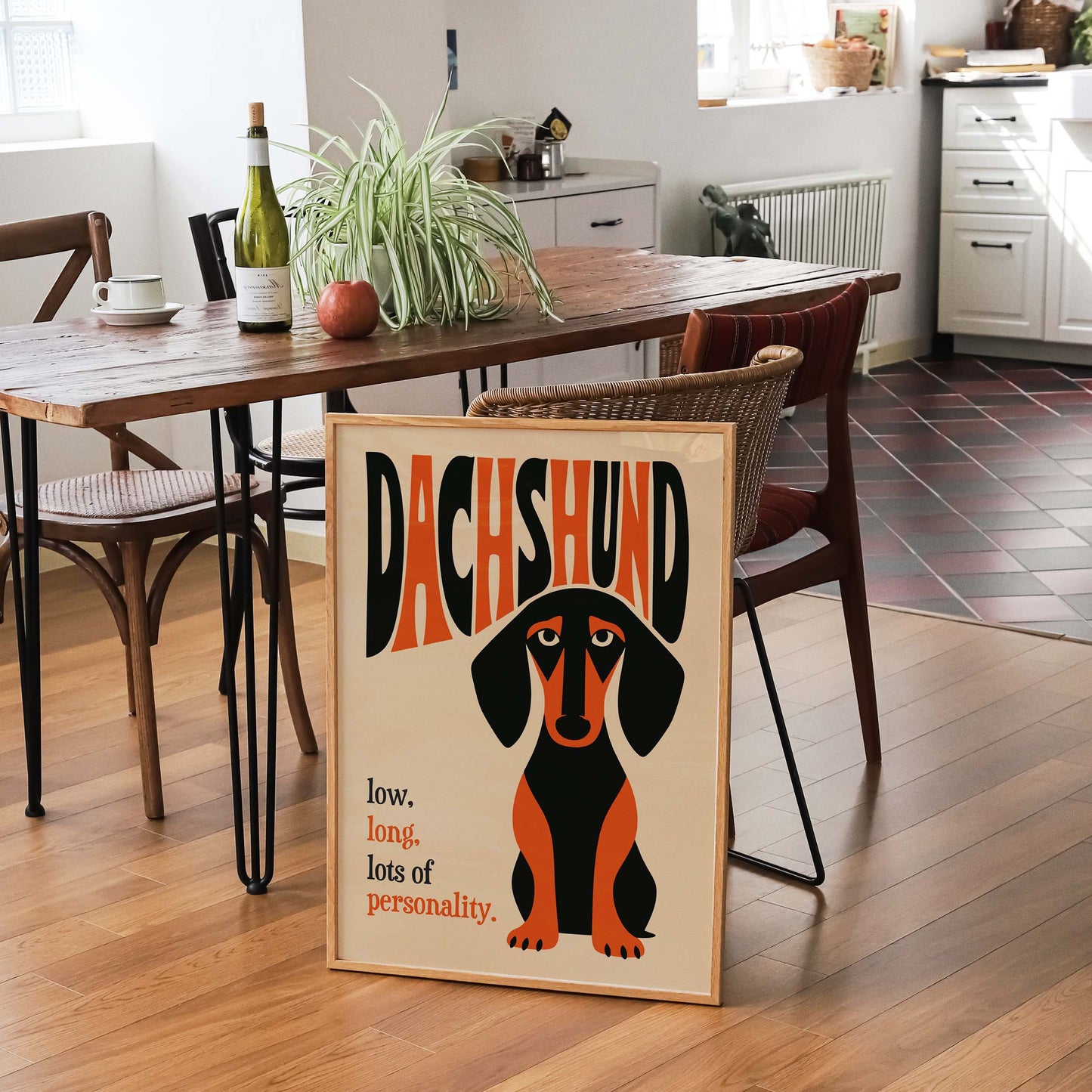 Dachshund Dog Poster Print