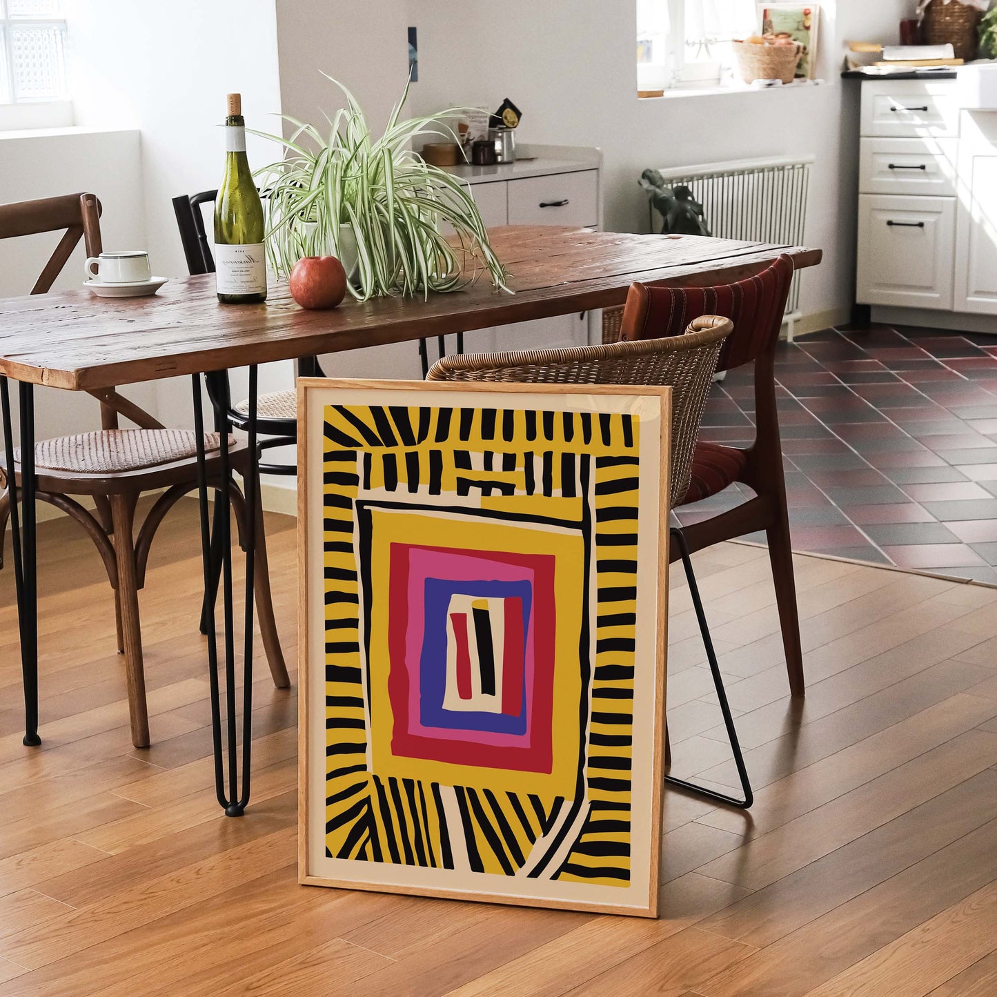 Abstract Geometric Poster Print